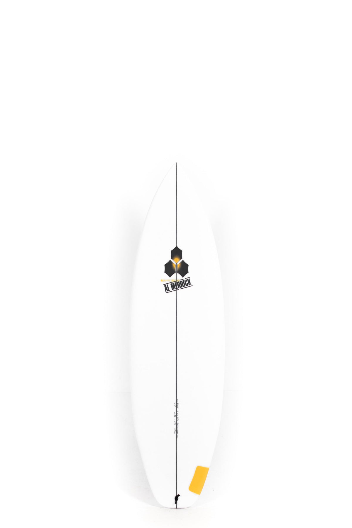 White Channel Islands Surfboard Happy Everyday size 6'2" on a white background by Pukas Surf shop