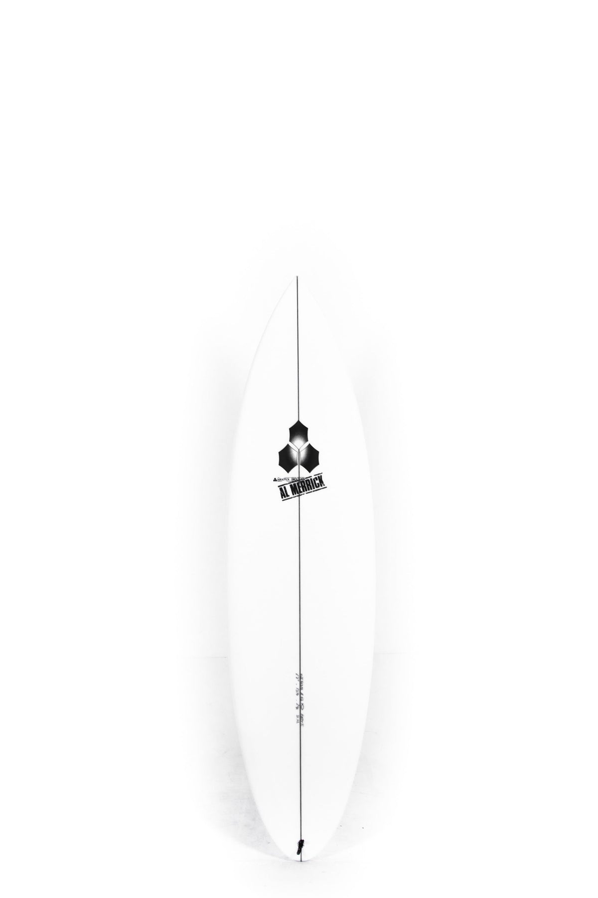 White Channel Islands Surfboards Happy Traveller size 6'2" on a white background by Pukas Surf Shop
