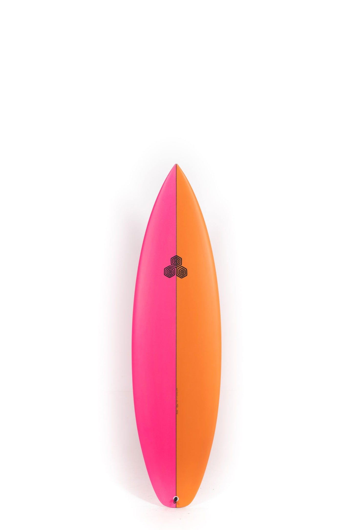 Pink and orange Channel Islands Surfboard Mikey's Shorty size 6'2" at Pukas Surf Shop