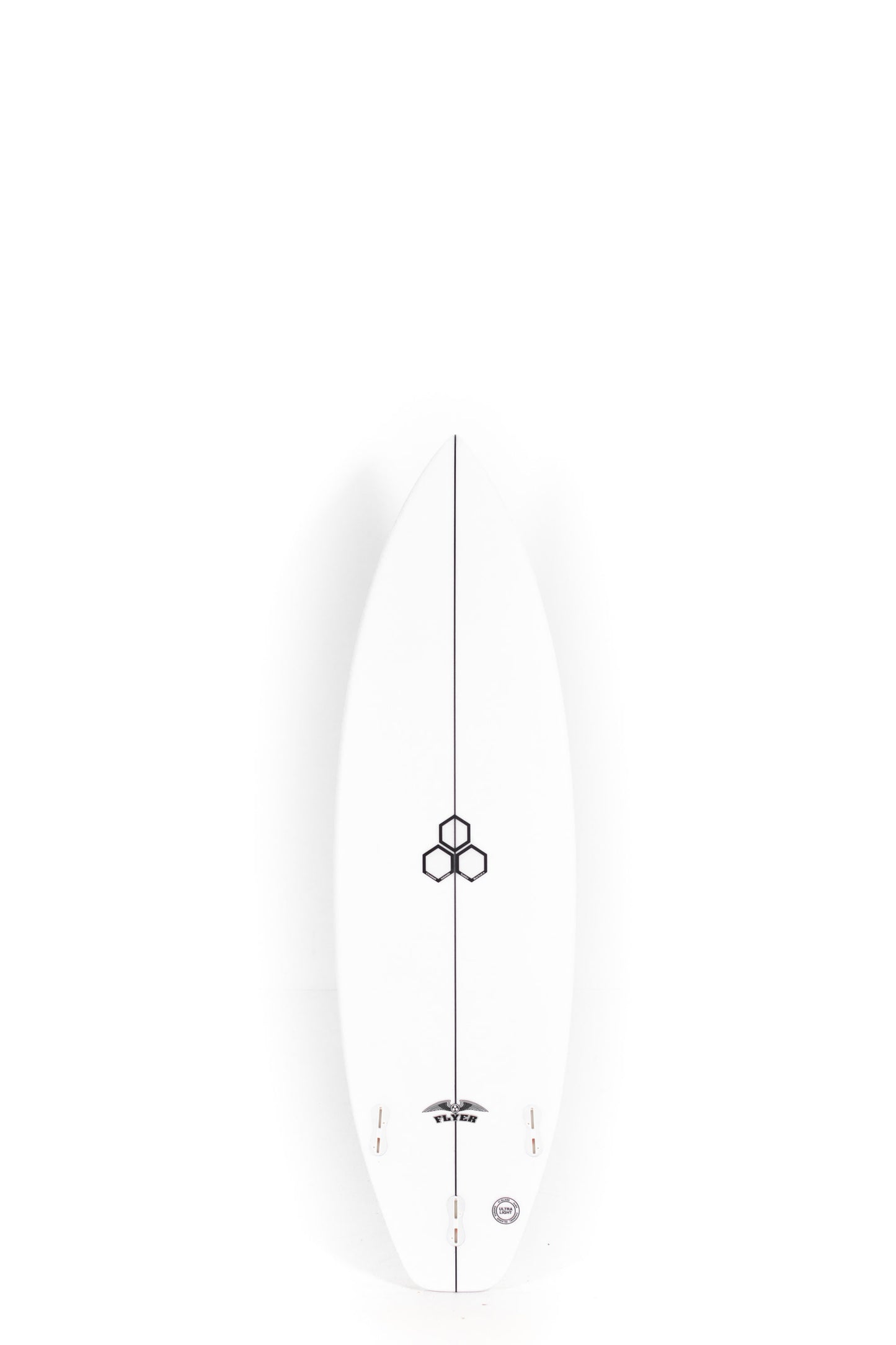 White Channel Islands Surfboard OG Flyer size 6'1" at Pukas Surf Shop - 2