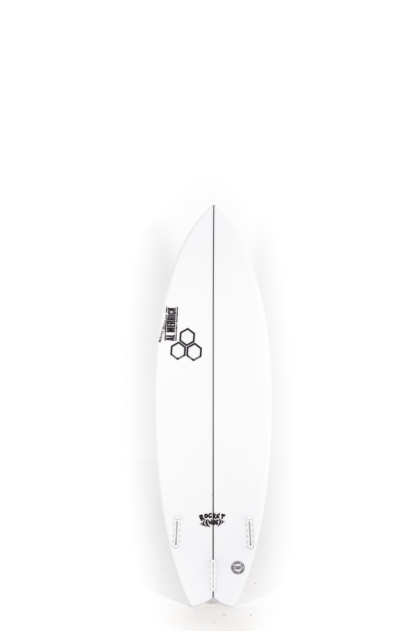 White Channel Islands Surfboard Rocket Wide size 5'11" at Pukas Surf Shop - 2