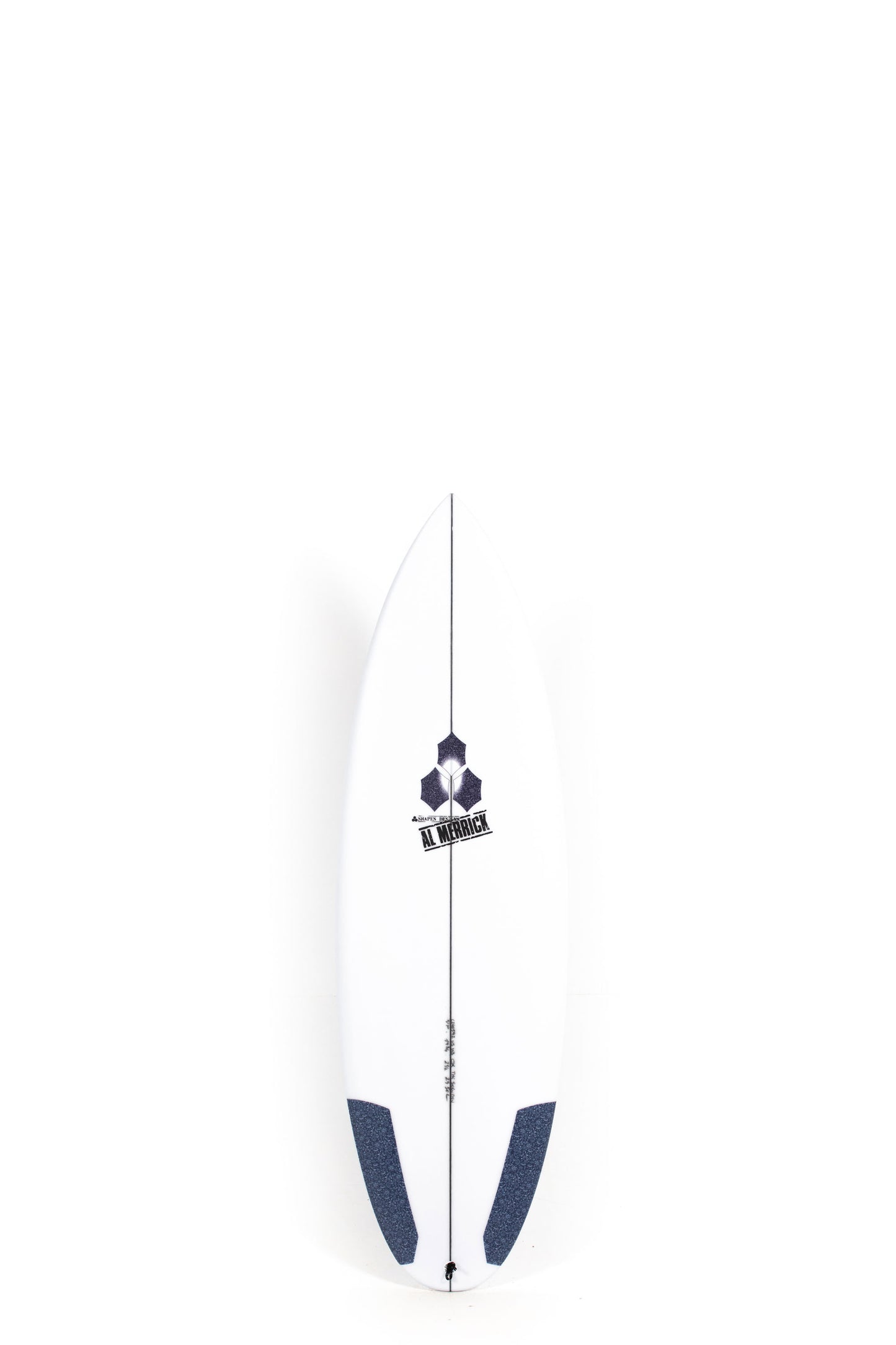White Channel Islands Surfboard The Solution size 5'7" at Pukas Surf shop