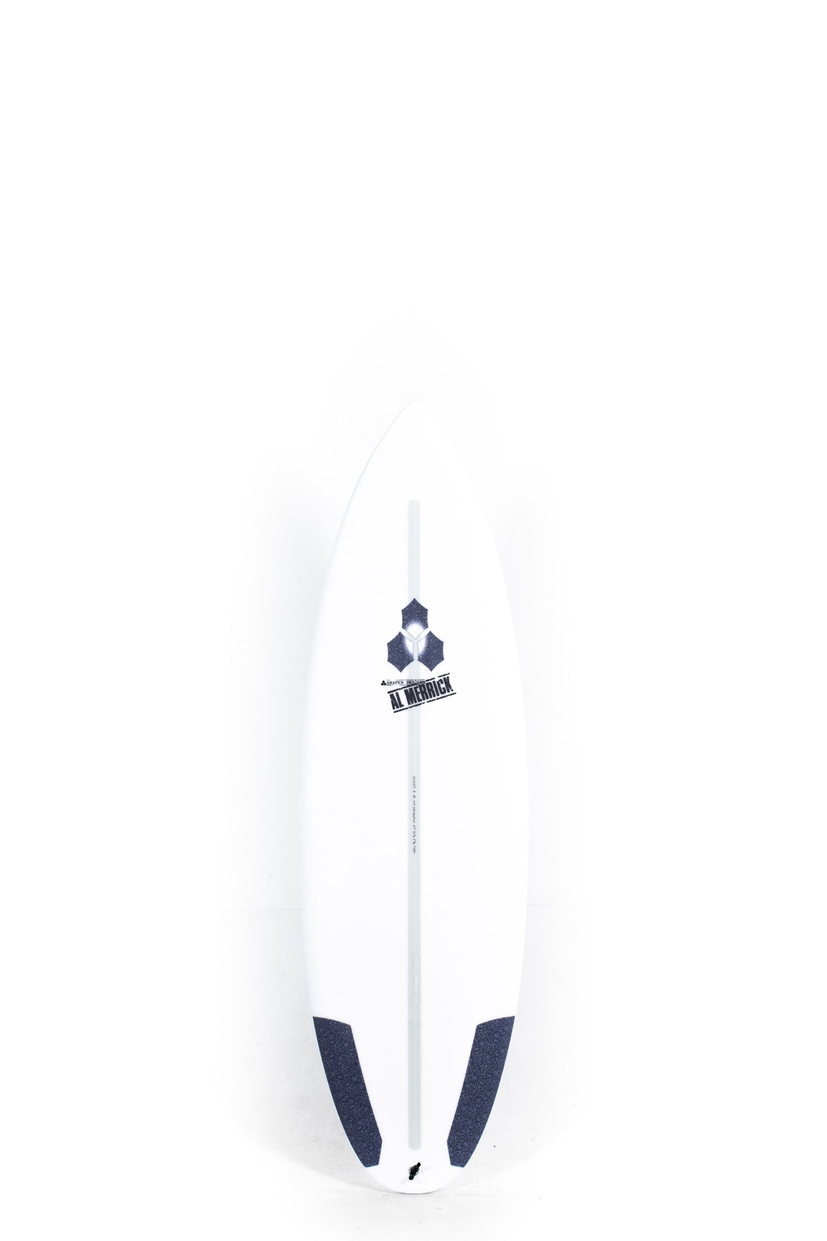 White Channel Islands Surfboards Solution size 6'0" on a white background by Pukas Surf Shop