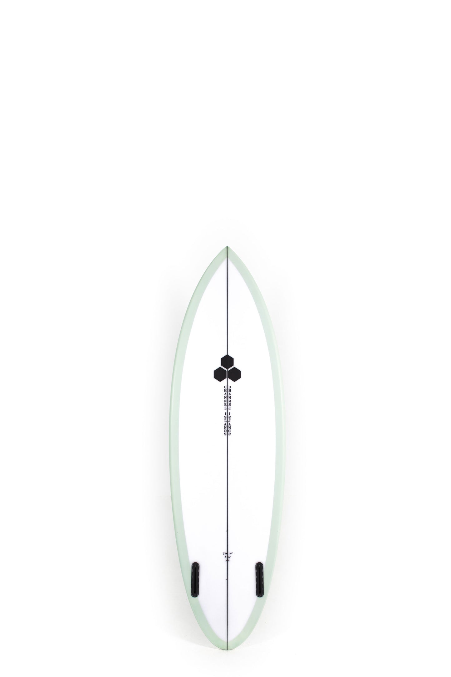 Green Channel Islands Surfboard Twin Pin size 5'7" at Pukas Surf Shop - 2