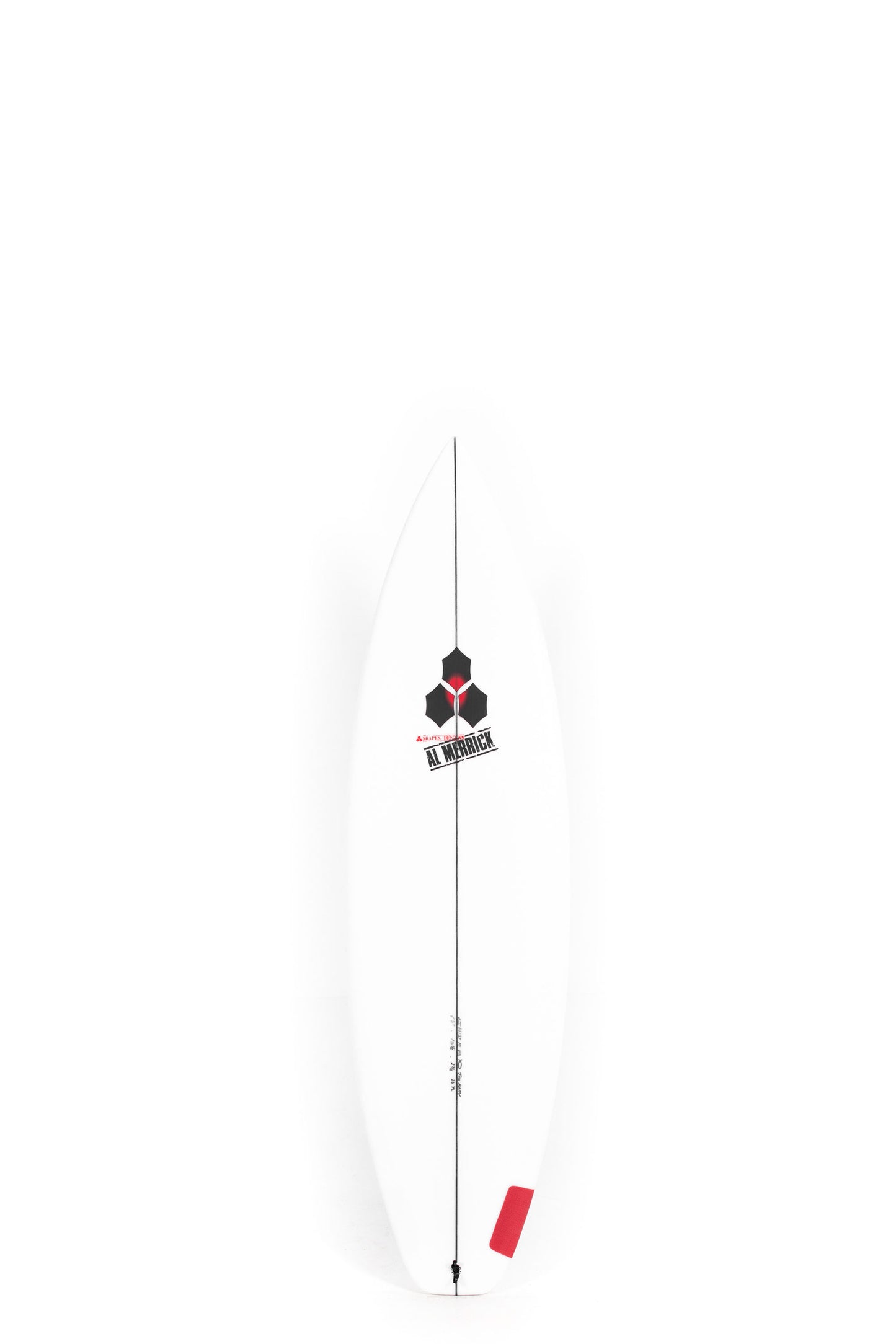 White Channel Islands surfboard size 6'0" on a white background by Pukas Surf Shop