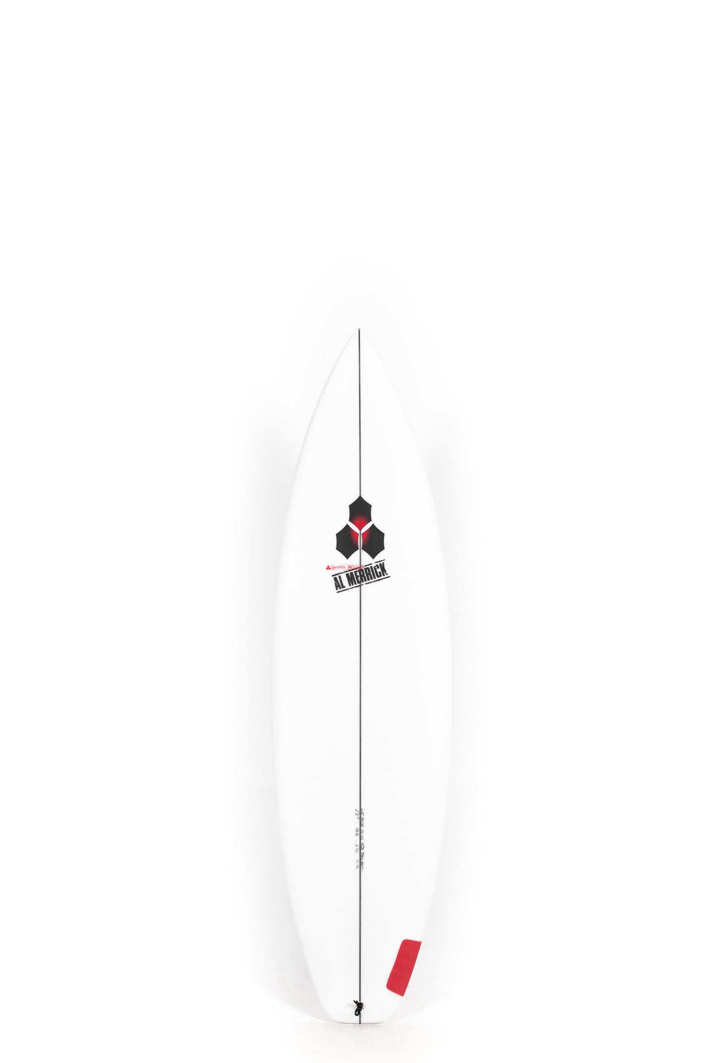 White Channel Islands Surfboard size 6'2" on a white background by Pukas Surf Shop
