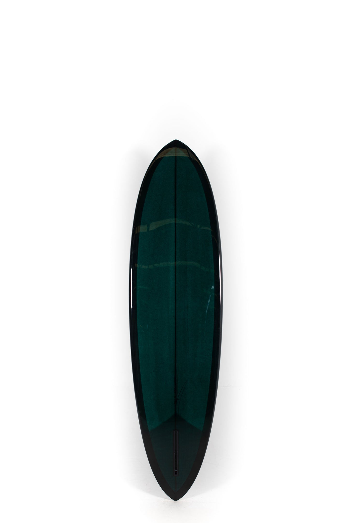 Dark green Christenson Surfboard C-Bucket size 6'10" at Pukas Surf Shop - 2