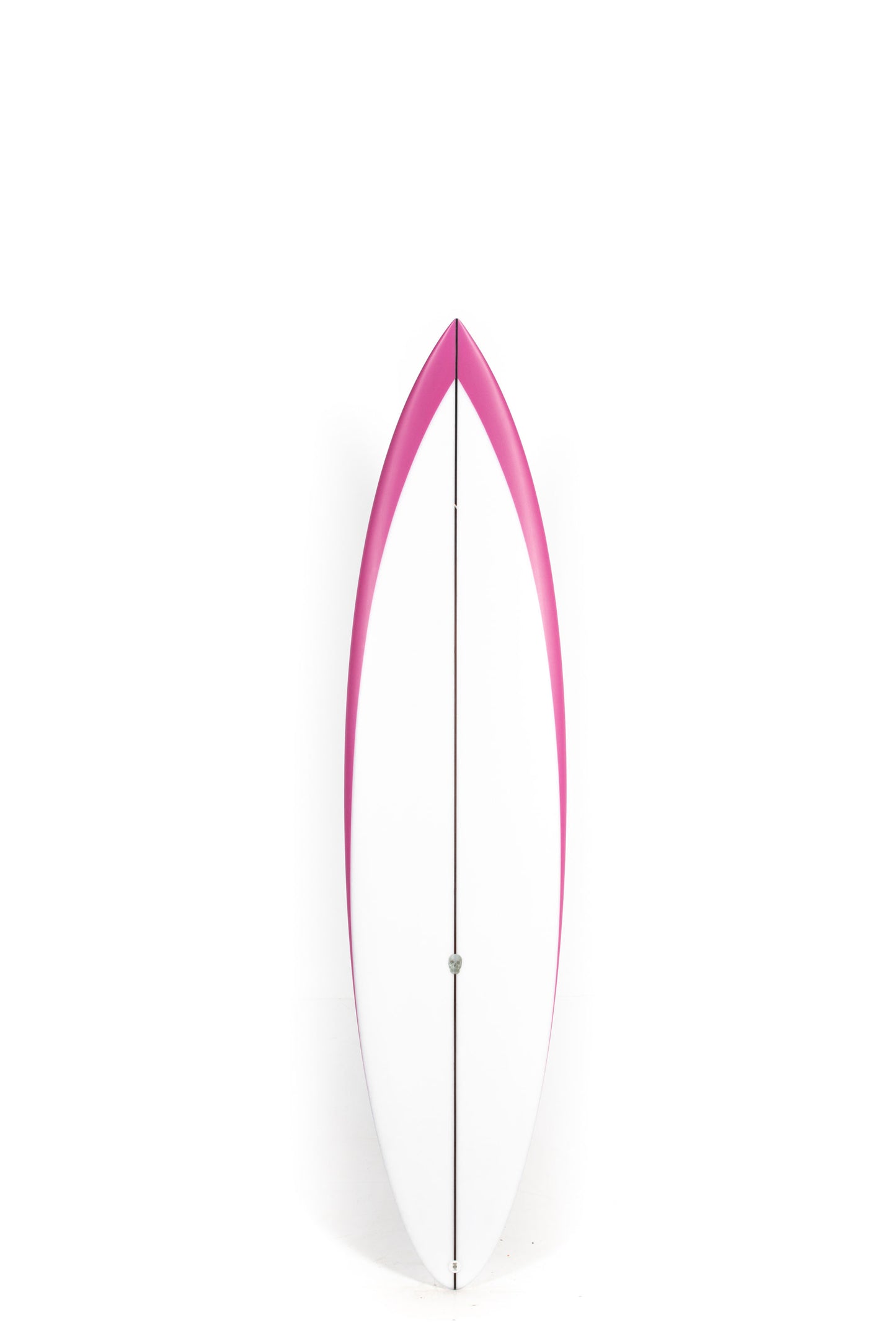 White and Pink Christenson Surfboards Carrera size 7'0" at Pukas Surf Shop