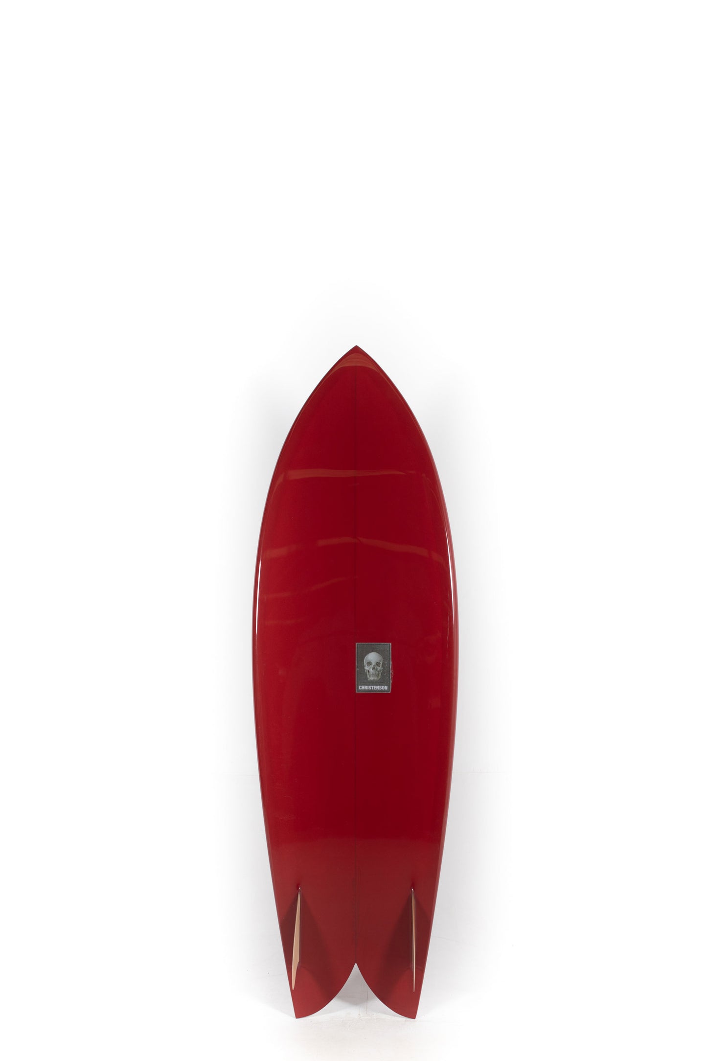 Red Christenson Surfboard Chris Fish in size 5'11" at Pukas Surf Shop - 2