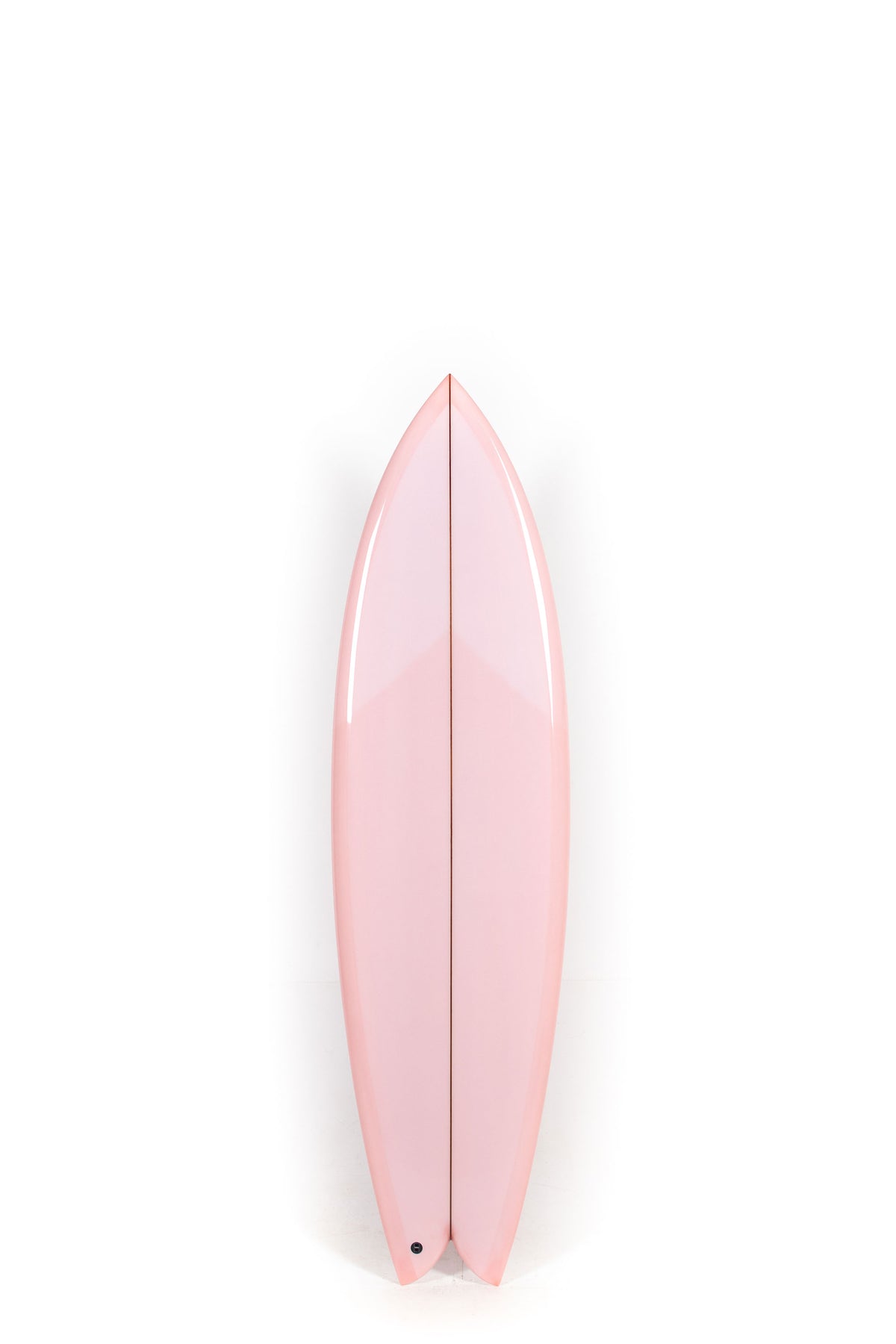 Pink Christenson Surfboard Nautilus size 6'6" on a white background by Pukas Surf Shop