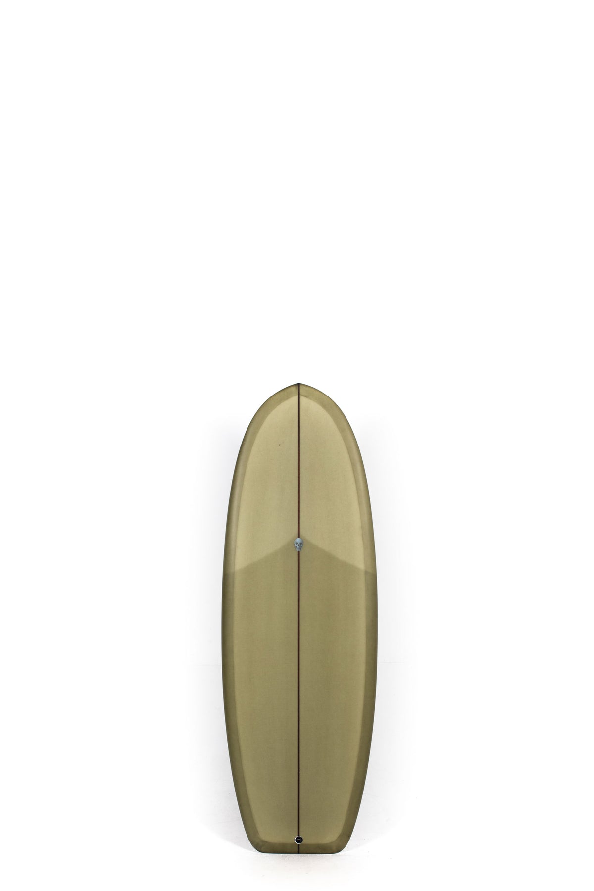 Green Christenson Surfboard Ocean Racer size 5'2" on a white background by Pukas Surf shop