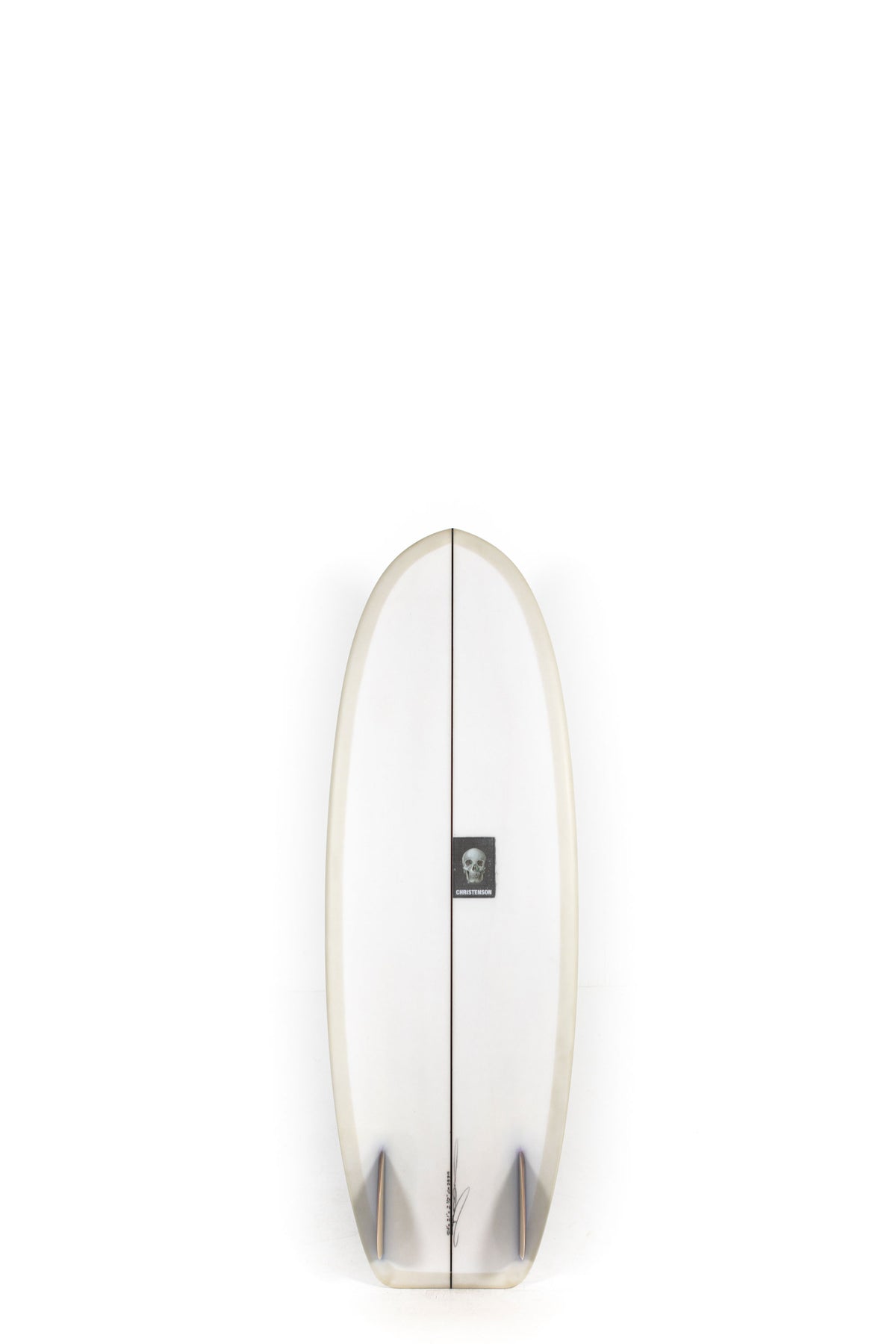 Beige Christenson Surfboard size 5'4" on a white background by Pukas Surf Shop - 2