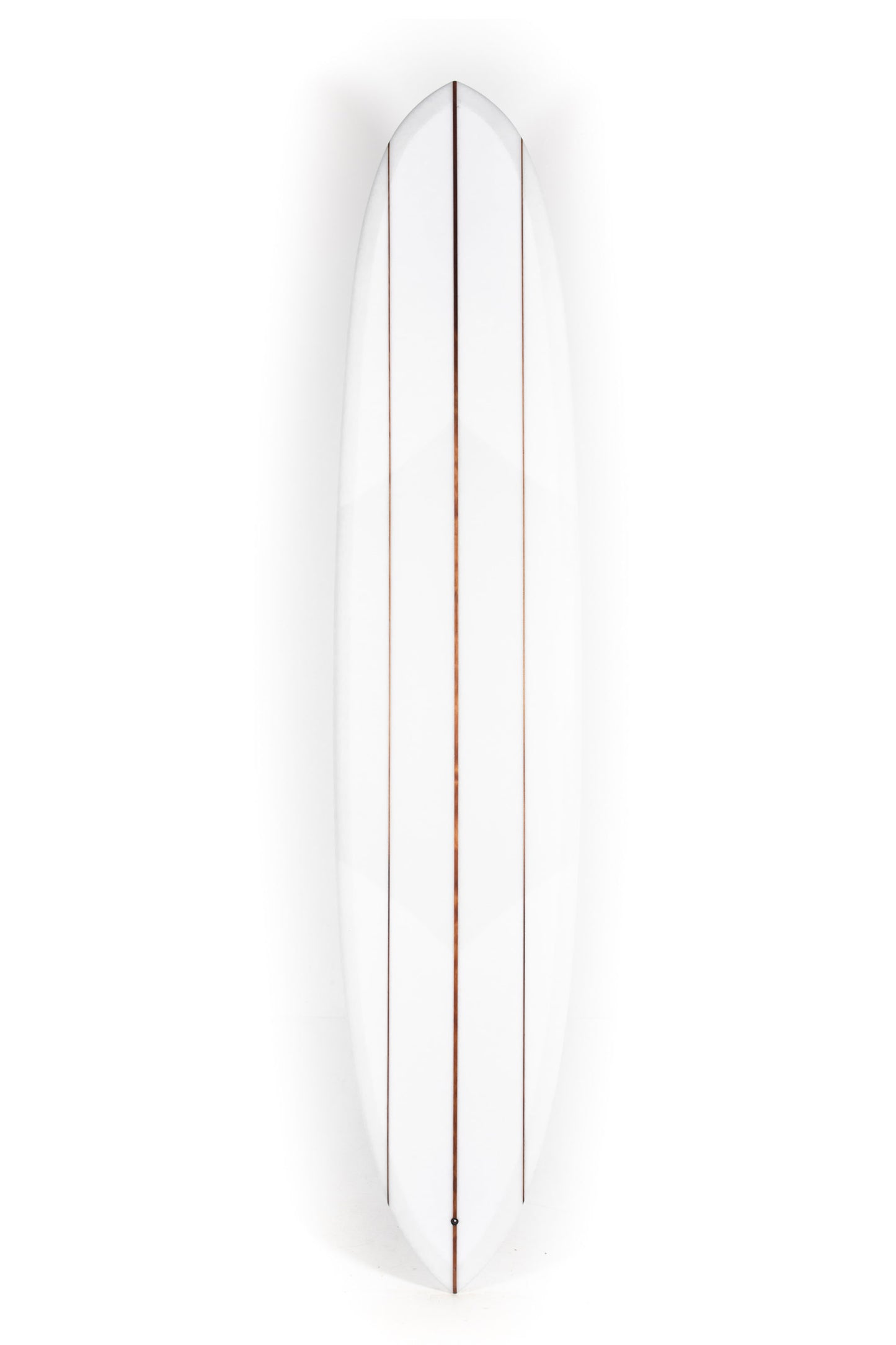 White Christenson Surfboard Cliff Pin size 9'4" on a white background by Pukas Surf Shop