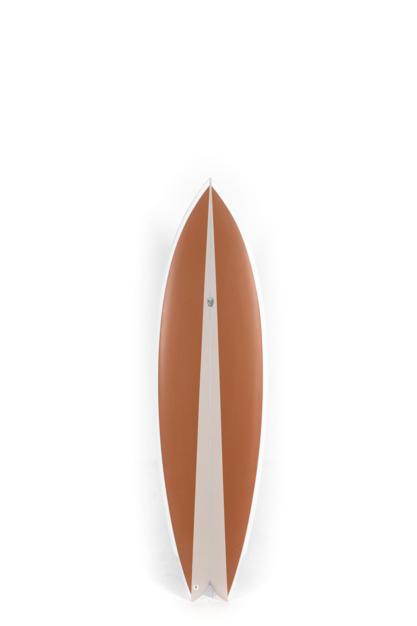 Brown Christenson Surfboard Wolverine size 6'4" on a white background by Pukas Surf Shop