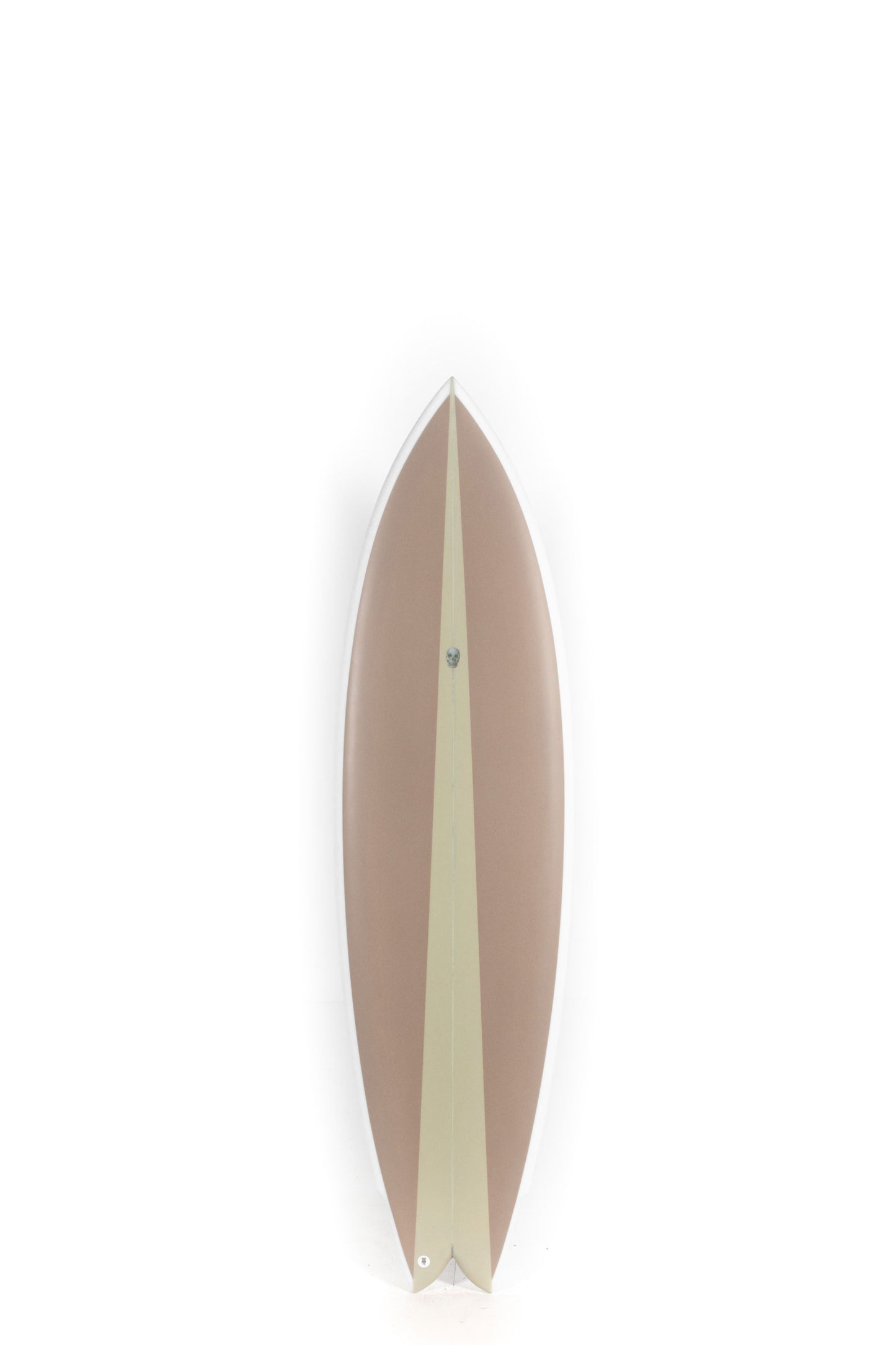 Brown Christenson Surfboard Wolverine size 6'6" on a white background by Pukas Surf shop