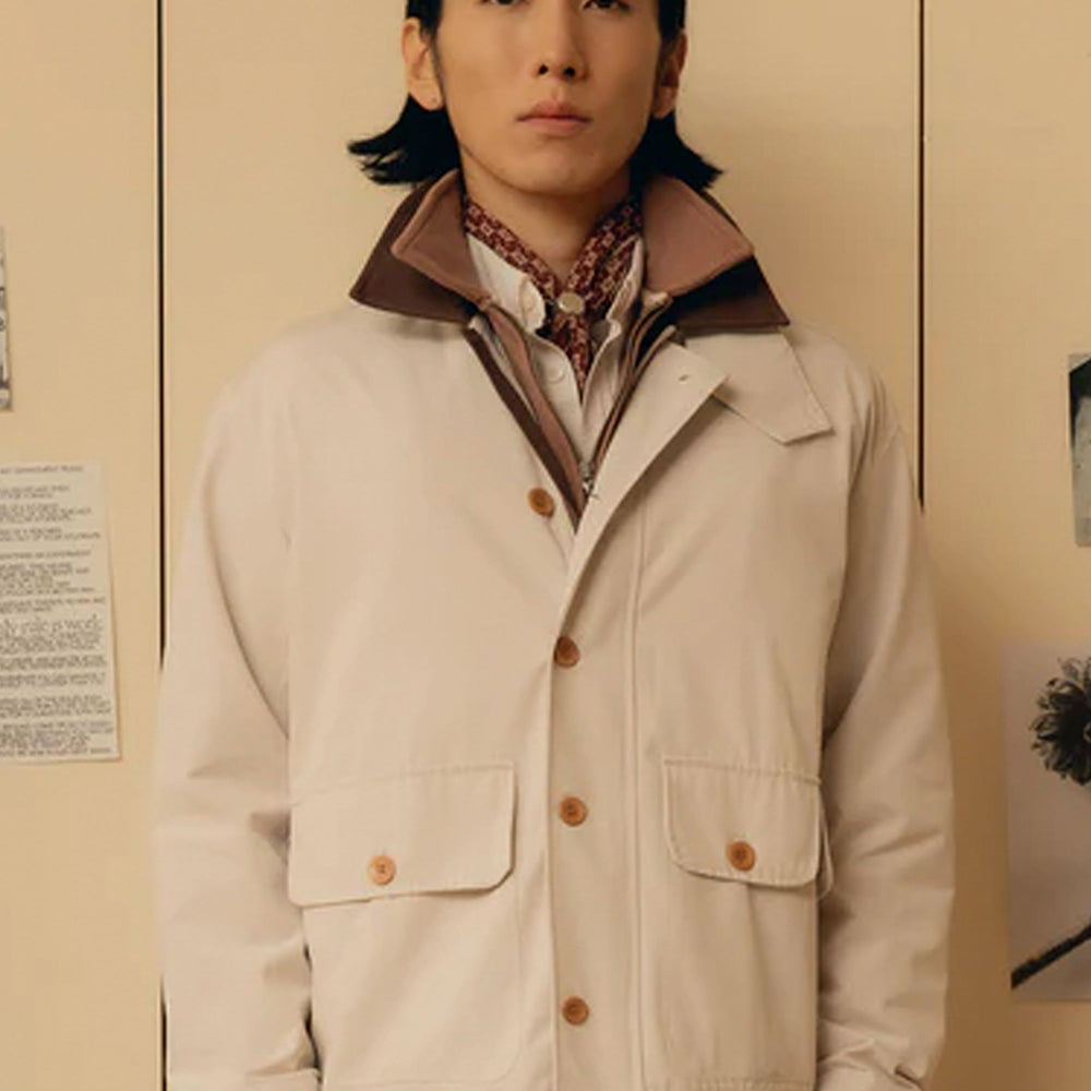 Pukas-Surf-Shop-Coat-Man-Pompeii-Oat-Short-Field-Gray