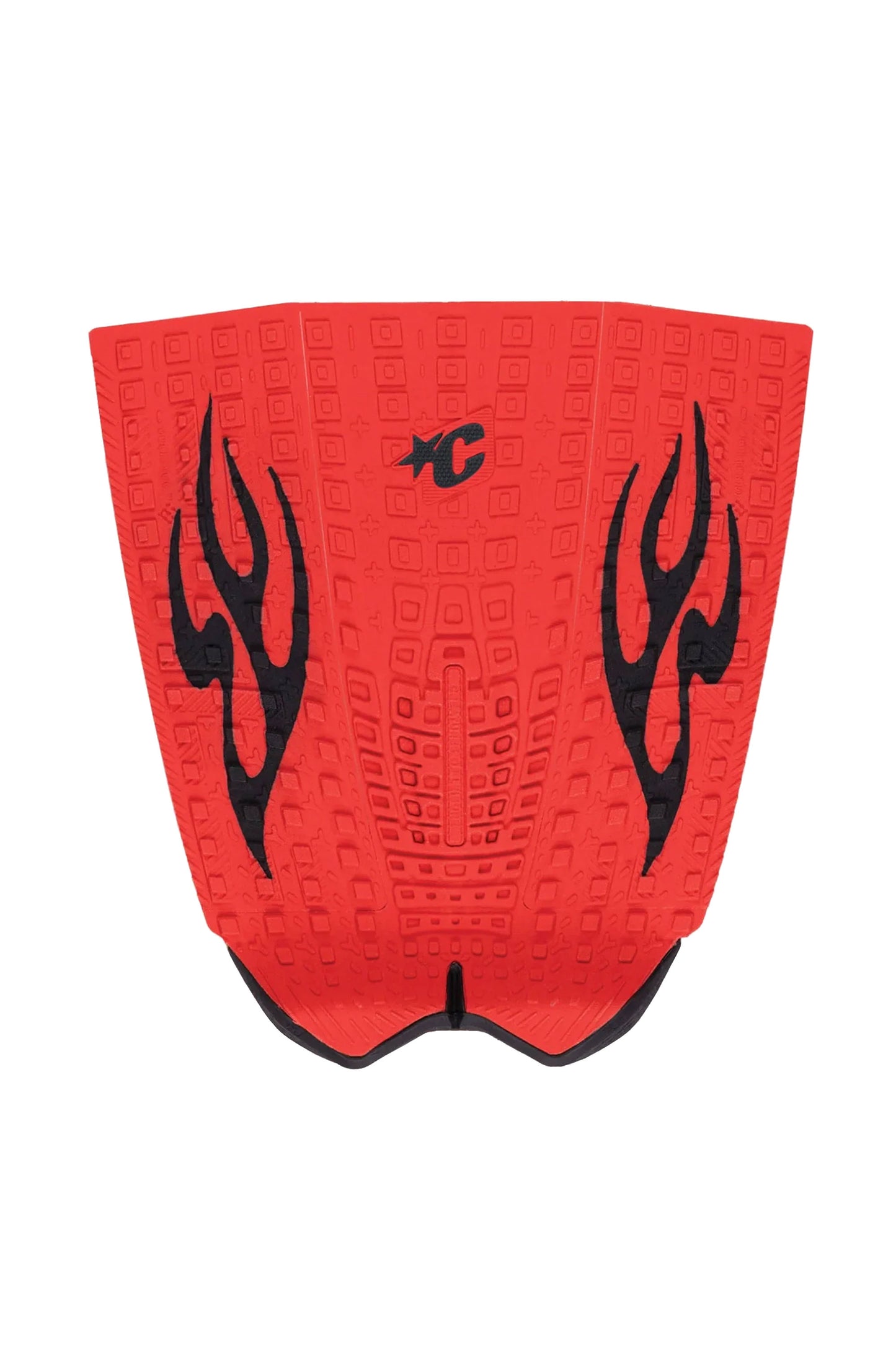 Creatures Proto 1.5 Pin Tail tail pad in Griffin Colapinto eco fluro red flames signature colorway