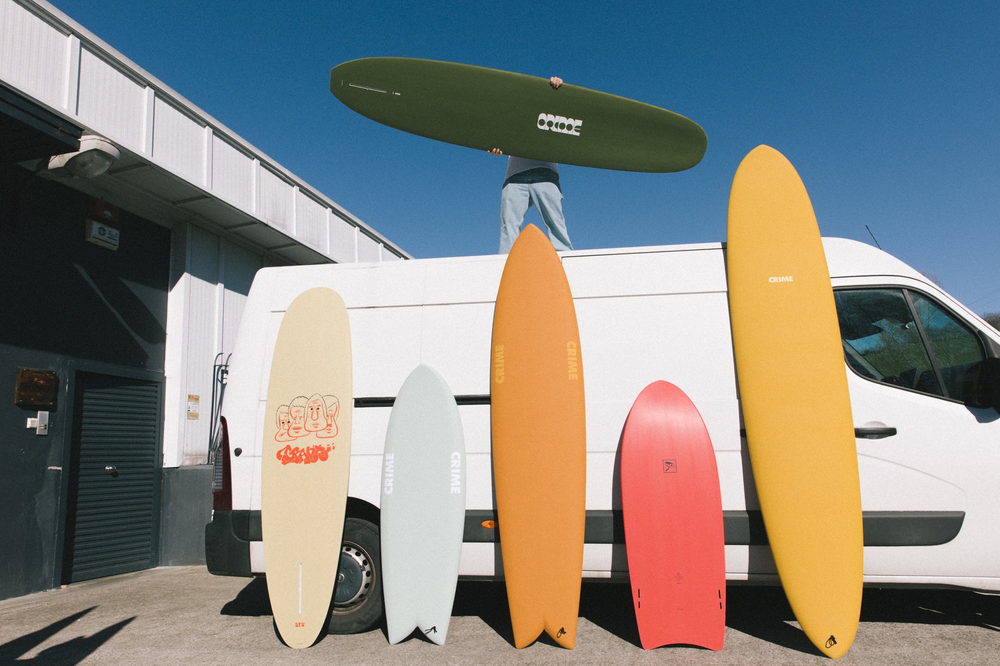 Crime Surfboards - Long Fish 7'5