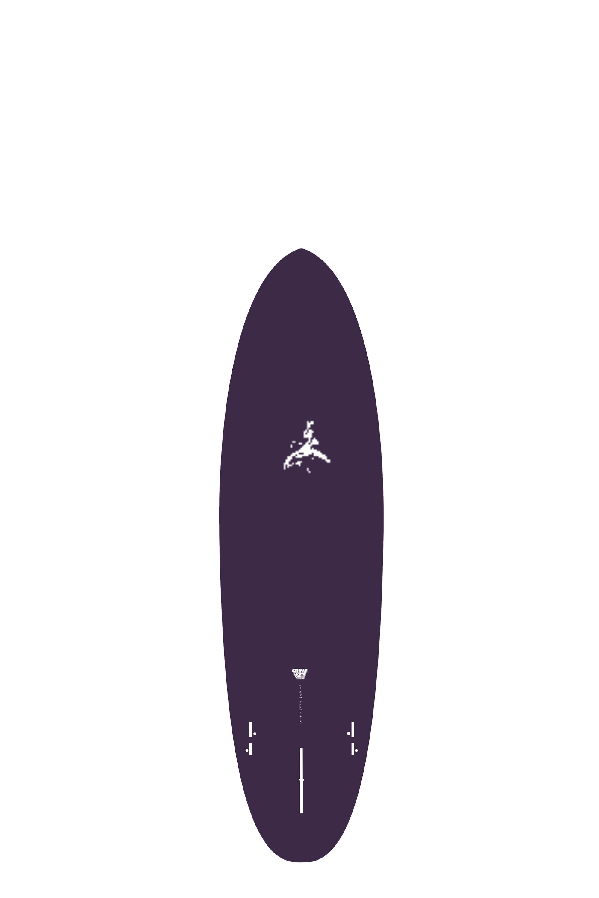 サーフィン・ボディボード GOTHIC DOLPHINS SURF CRIME 6.6 Crime Surfboards GOTHIC DOLPHINS - 6'6