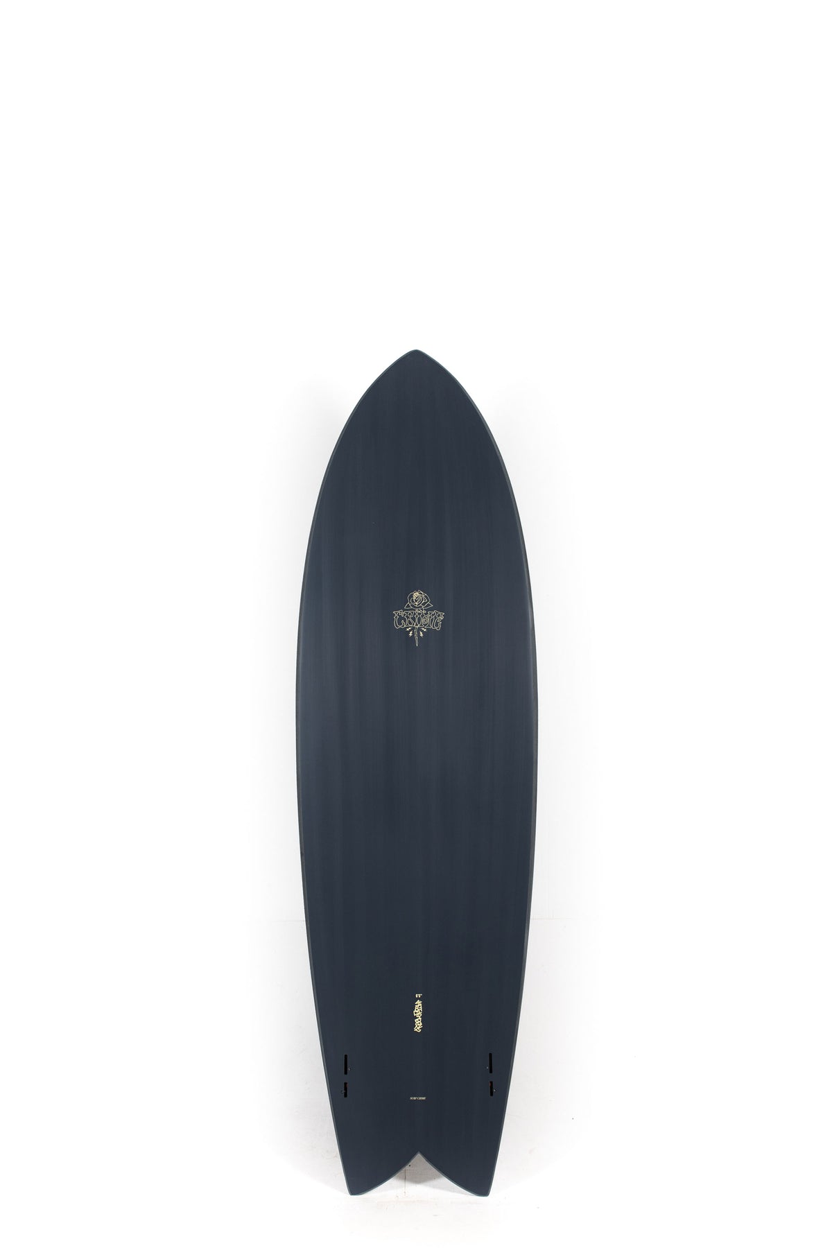 Grey Crime Surfboard Keel FIsh size 6'5" on a white background by Pukas Surf shop - 2