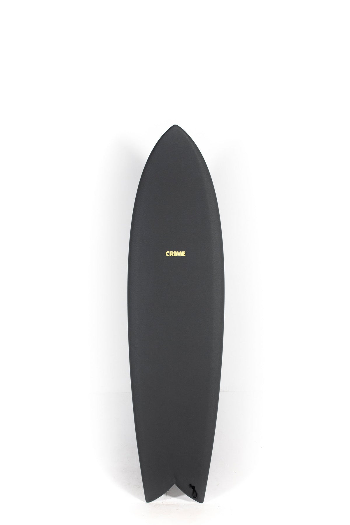 Grey Crime Surfboard Keel Fish size 7'0" on a white background by Pukas surf shop