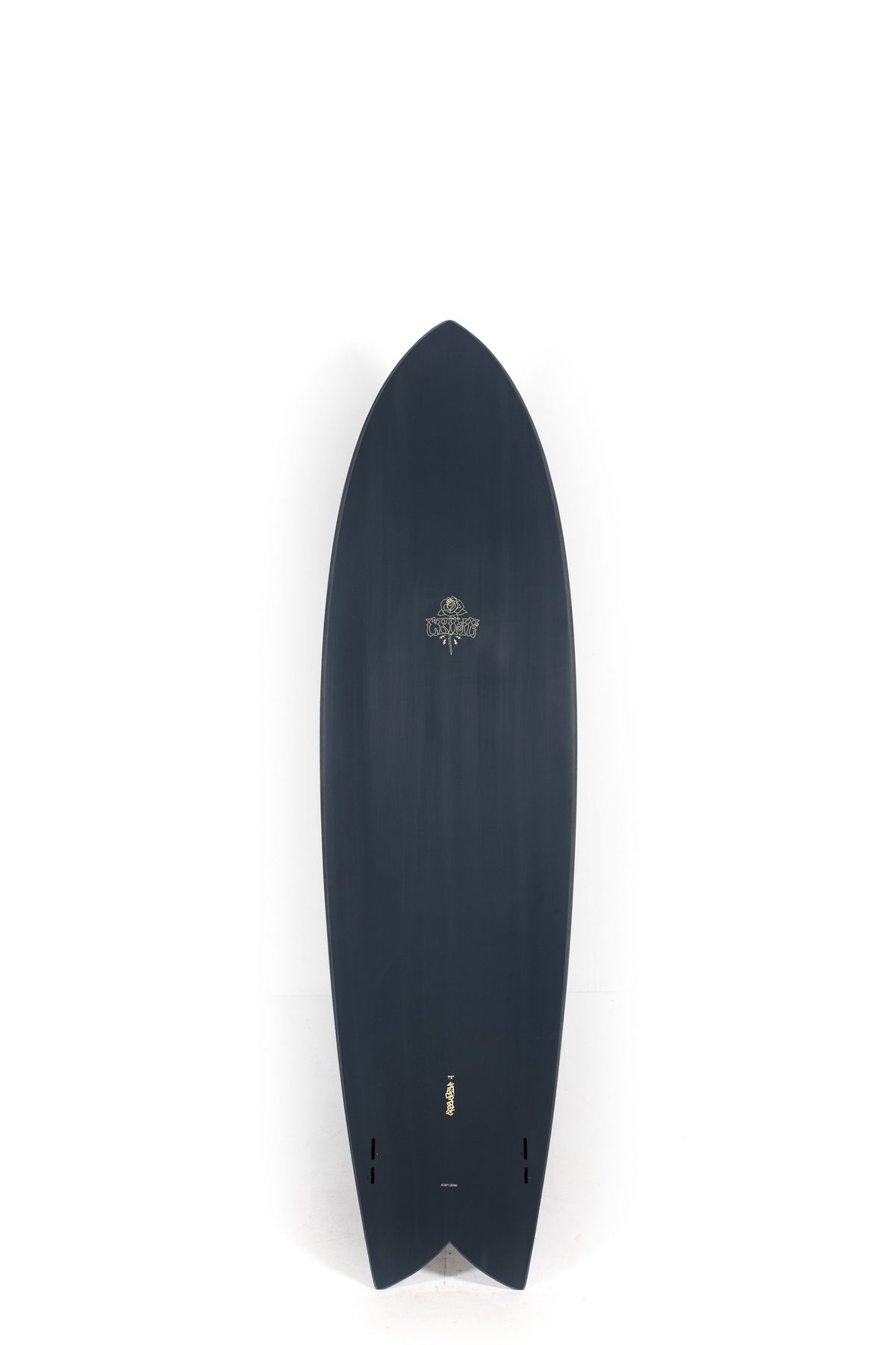 Grey Crime Surfboard Keel Fish size 7'0" on a white background by Pukas surf shop - 2