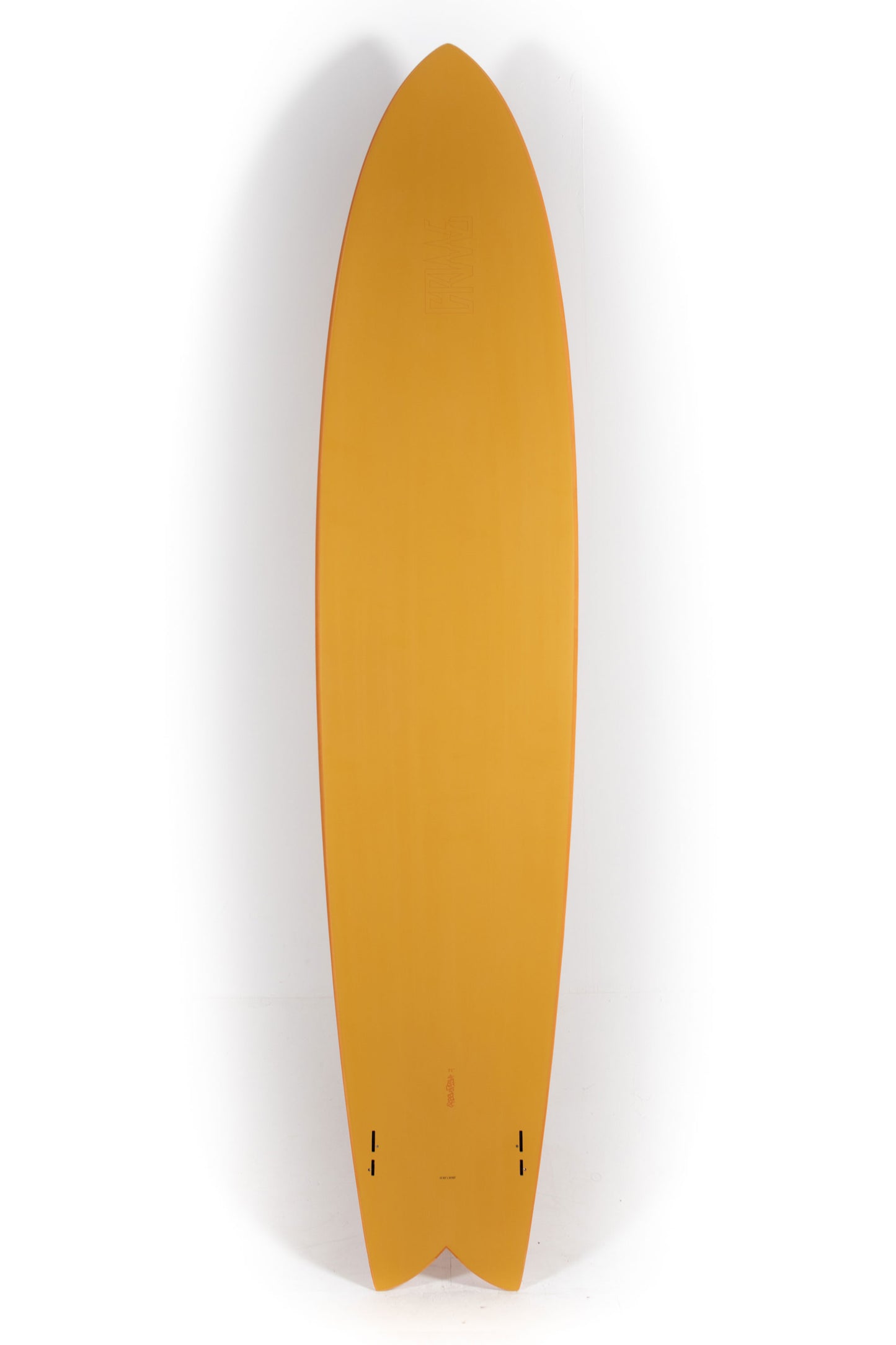 Orange Crime LONG FISH Surfboard size 9'5" at Pukas Surf Shop
