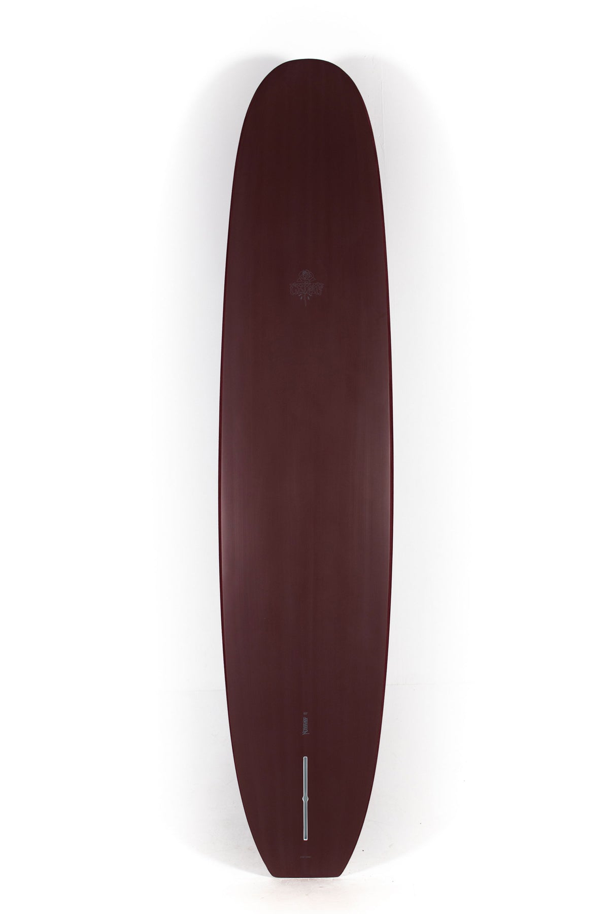 Dark Red Crime Surfboards Noserider 2 size 9'2" on a white background by Pukas Surf Shop - 2