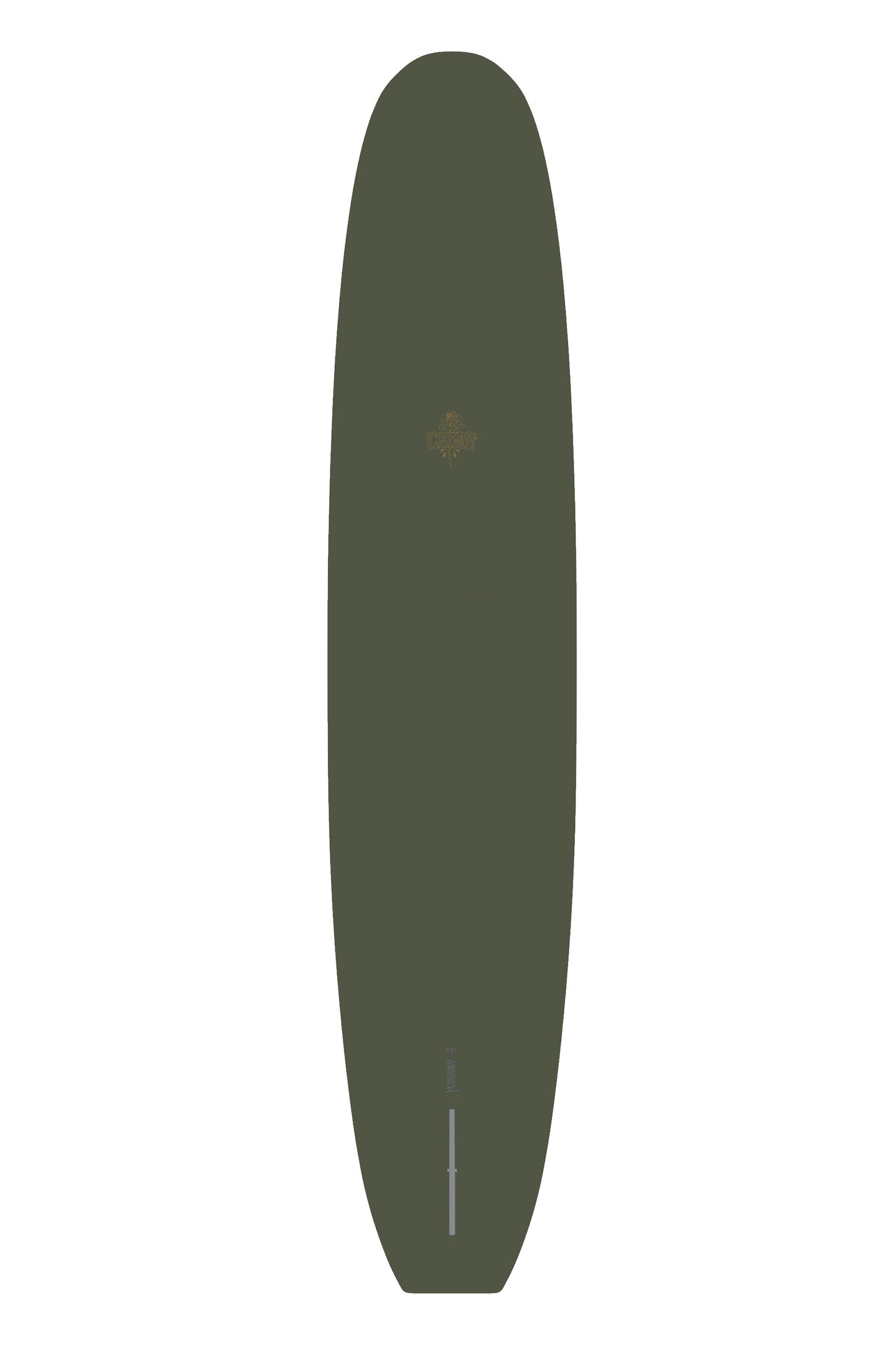 Green Crime Surf Surfboard with a white logo on a white background by Pukas Surf Shop - 2