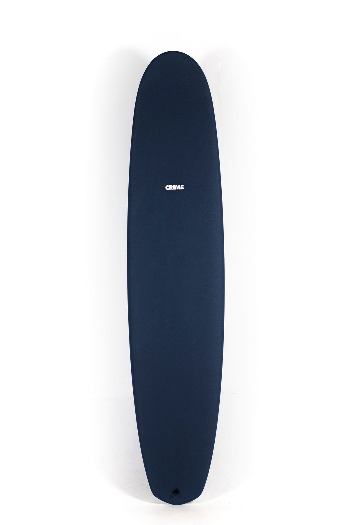 Dark blue Crime Surfboard size 9'0" on a white background by Pukas Surf Shop