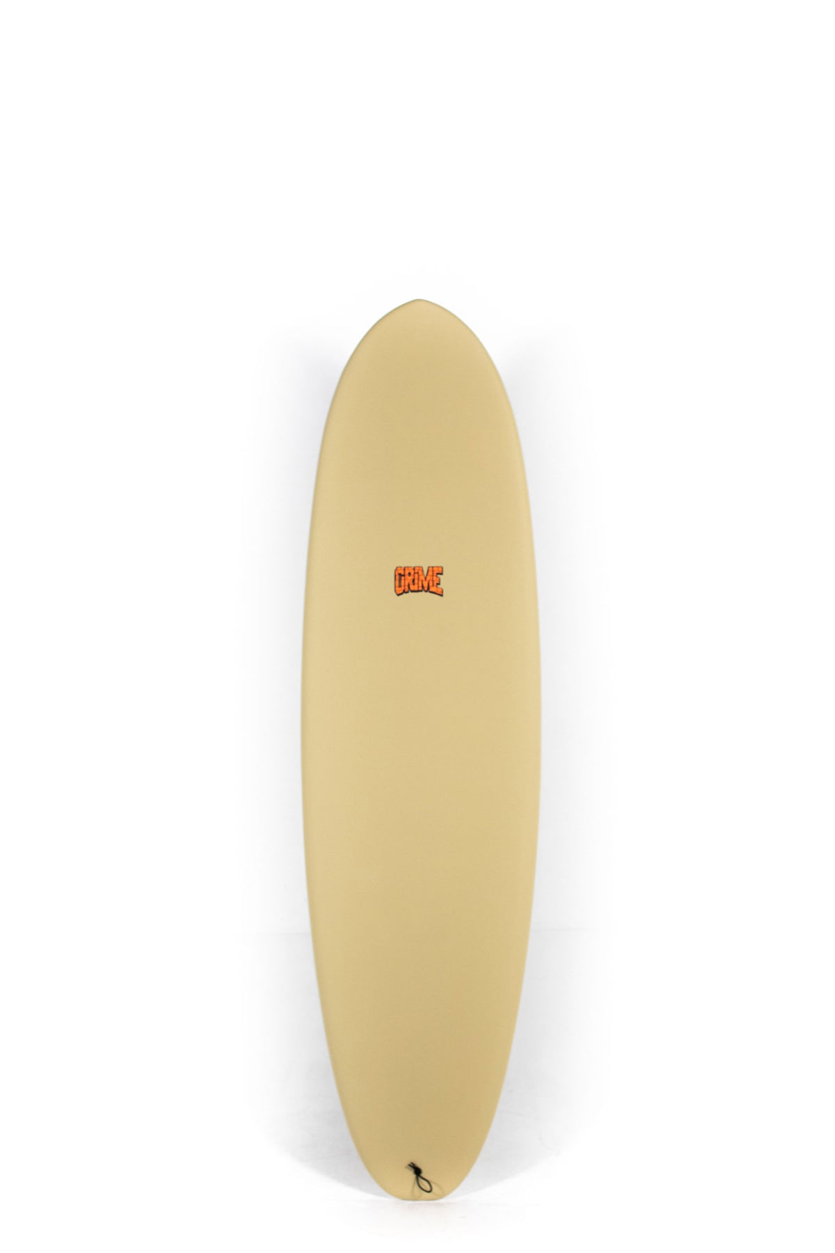 Yellow Crime Surfboard Stubby 7'0" on a white background by pukas surf shop
