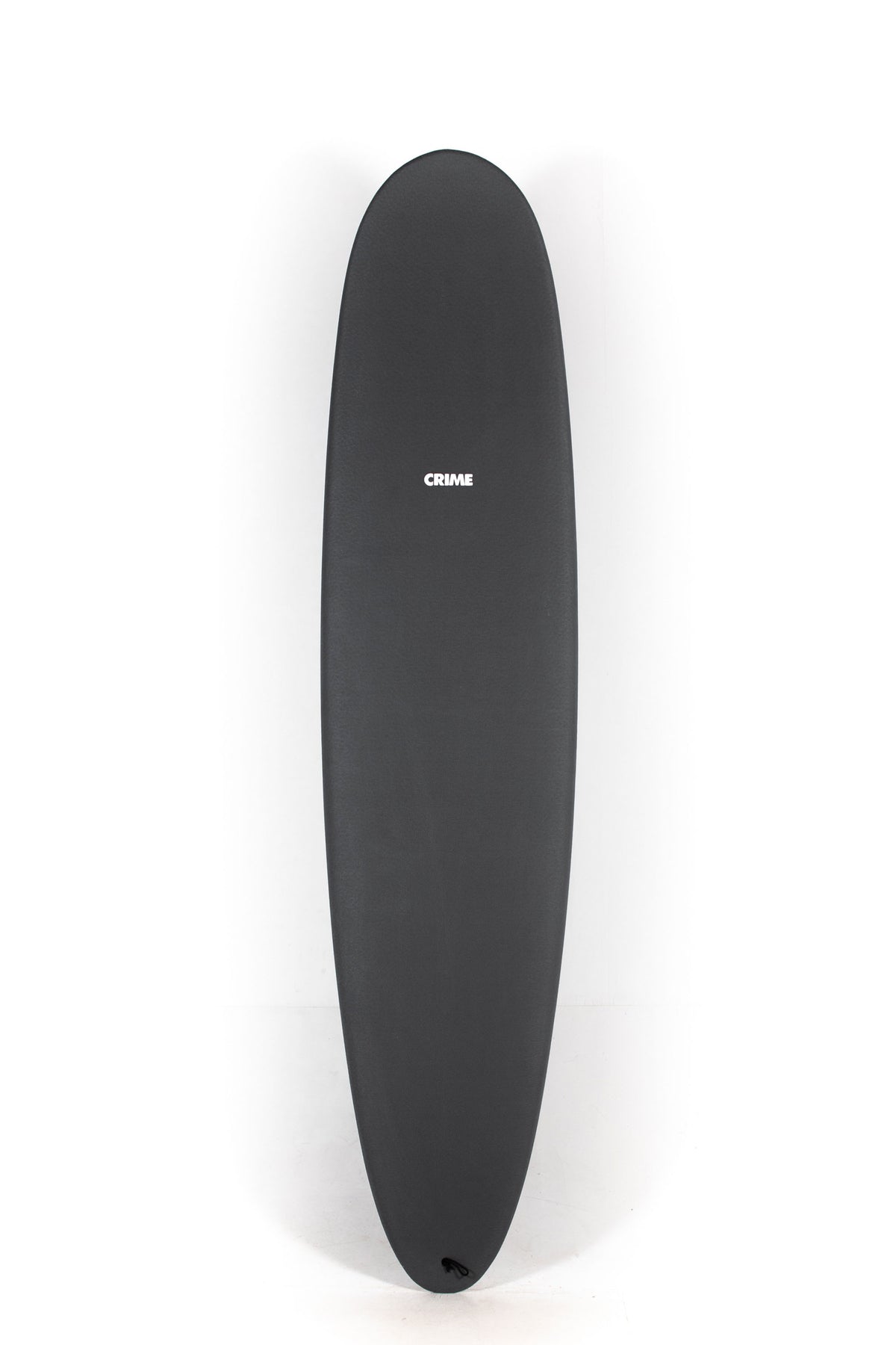 Grey Crime Surf Stubby size 8'6" on a white background by Pukas Surf Shop
