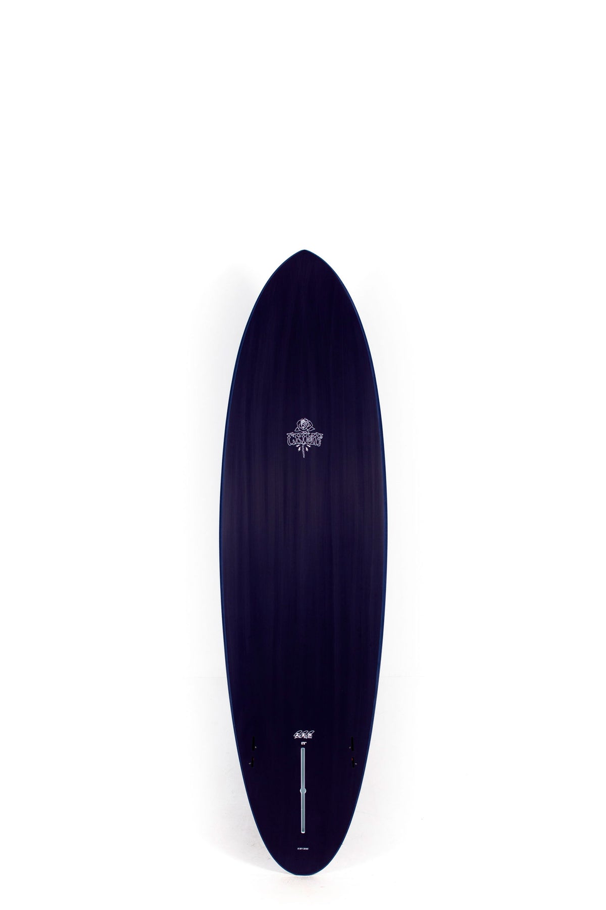 Violet Zen Flow Surfboard size 6'8" on a white background by Pukas Surf shop - 2