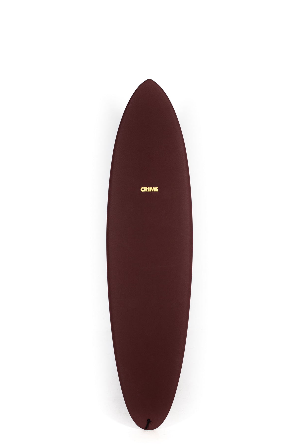 Red Crime Surfboard Zen Flow size 7'4" on a white background by Pukas Surf Shop
