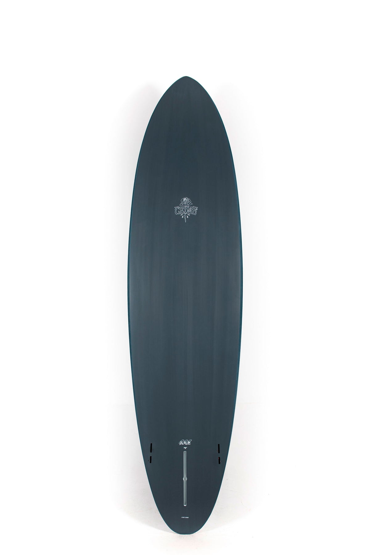 Slate Crime Surfboard Zen Flow size 7'8" on a white background by Pukas Surf Shop - 2