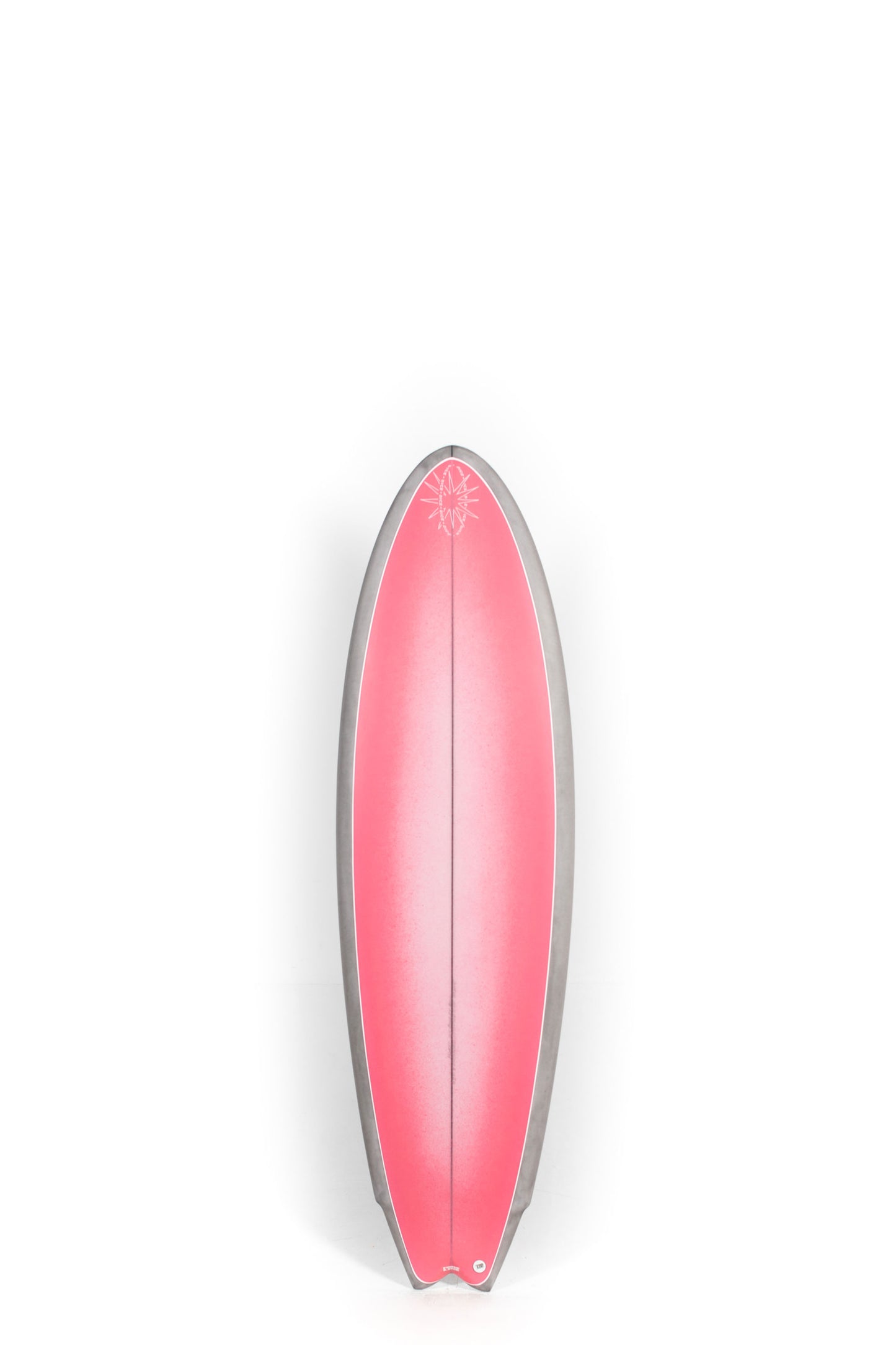 Pink and grey dice hotline surfboard Bullet Bill size 5'9" at Pukas surf shop
