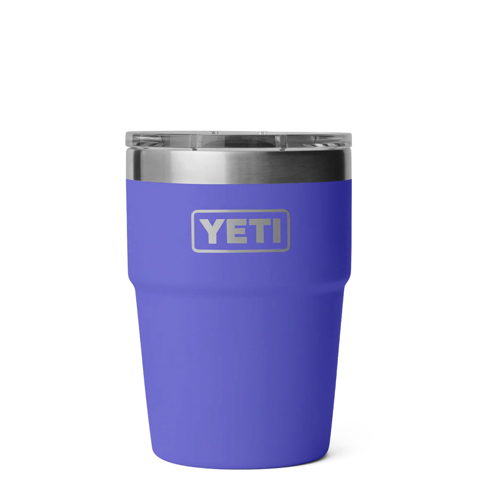 Pukas Surf Shop Drinkware Yeti Rambler 16OZ Stackable Cup Ultramarine Violet