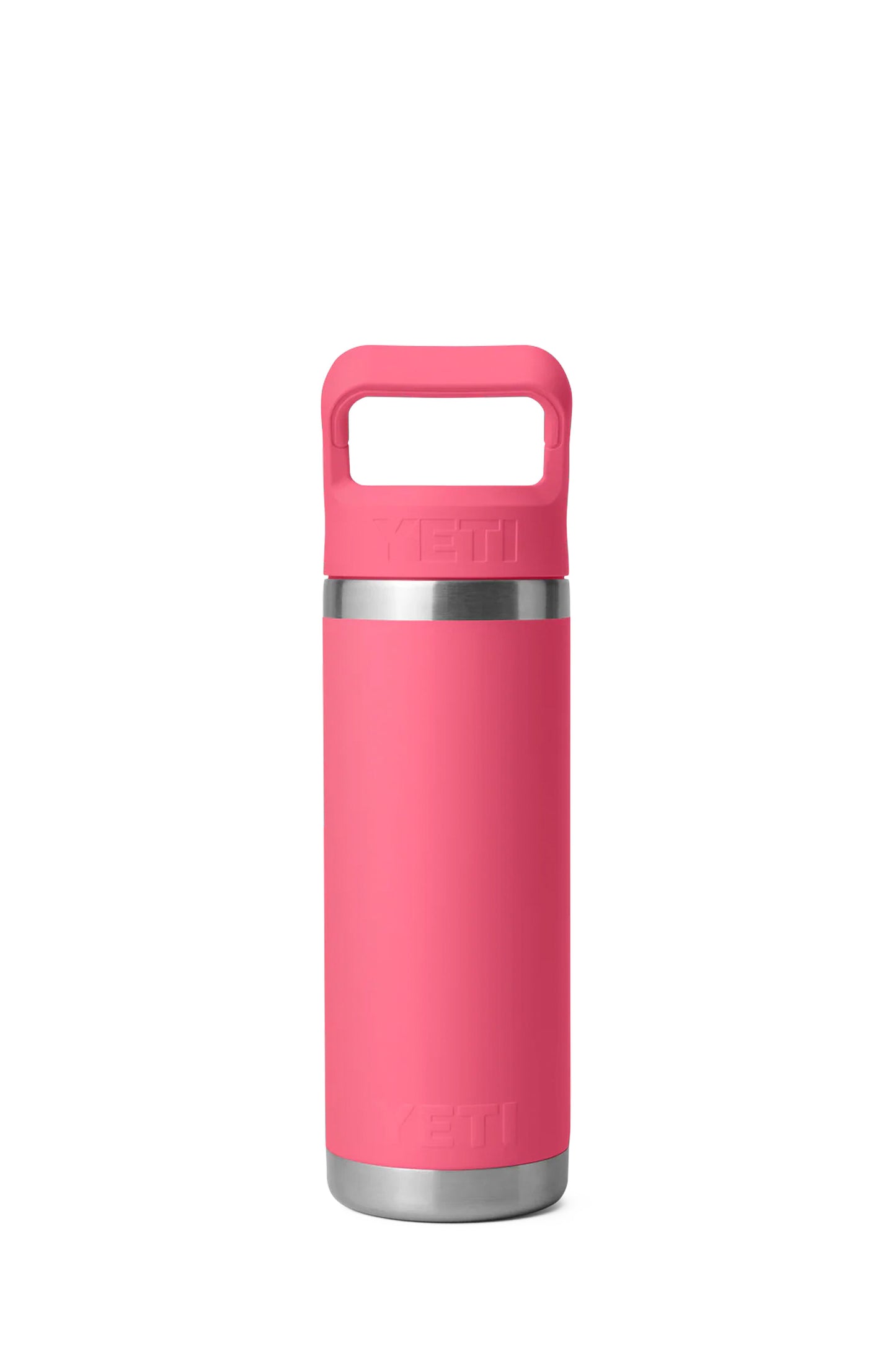 YETI Pink insulated bottle with silver lid Pukas Surf Shop