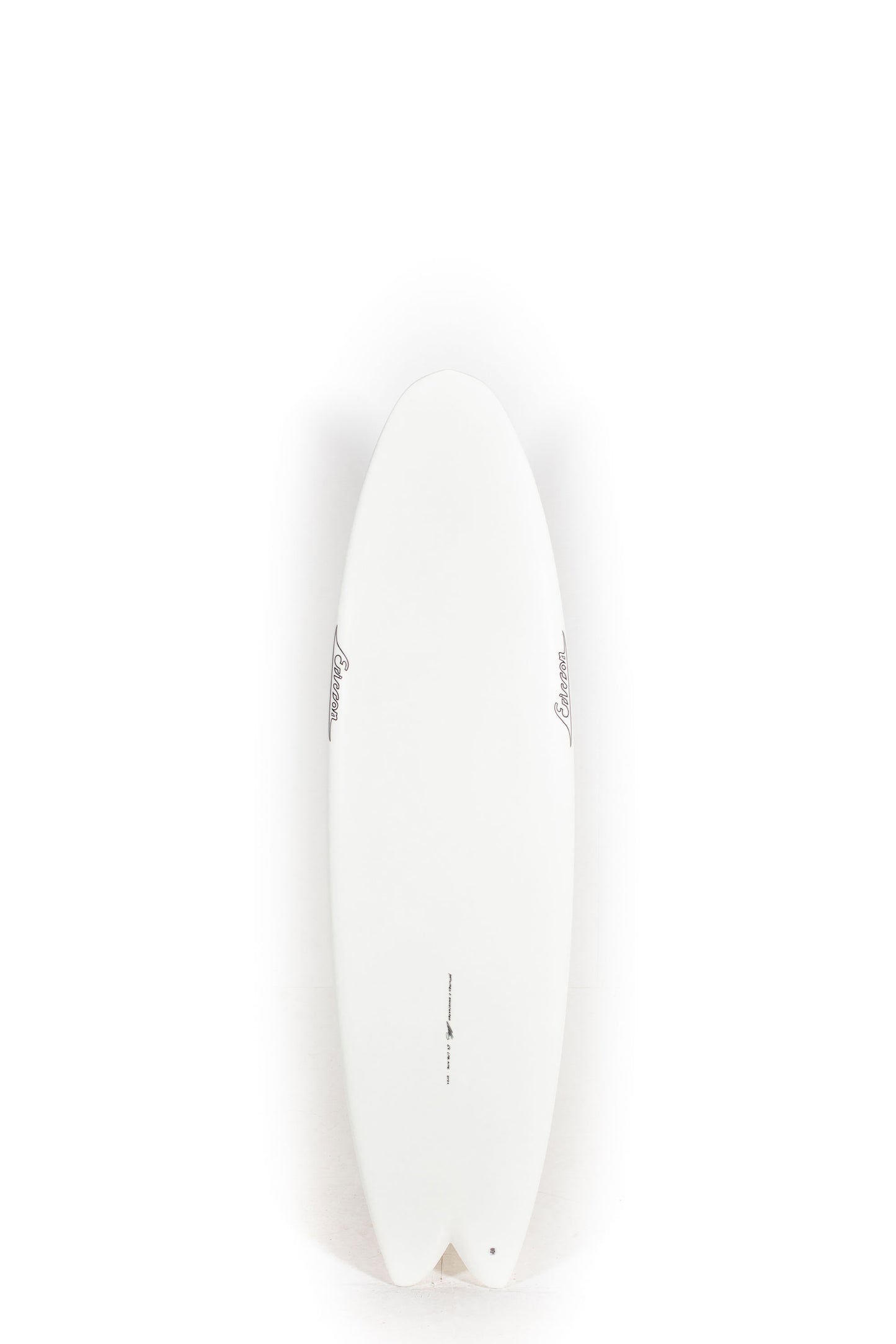 White and yellow Ellis Ericson Surfboard Lite Kite size 6'6" on a white background by Pukas Surf Shop