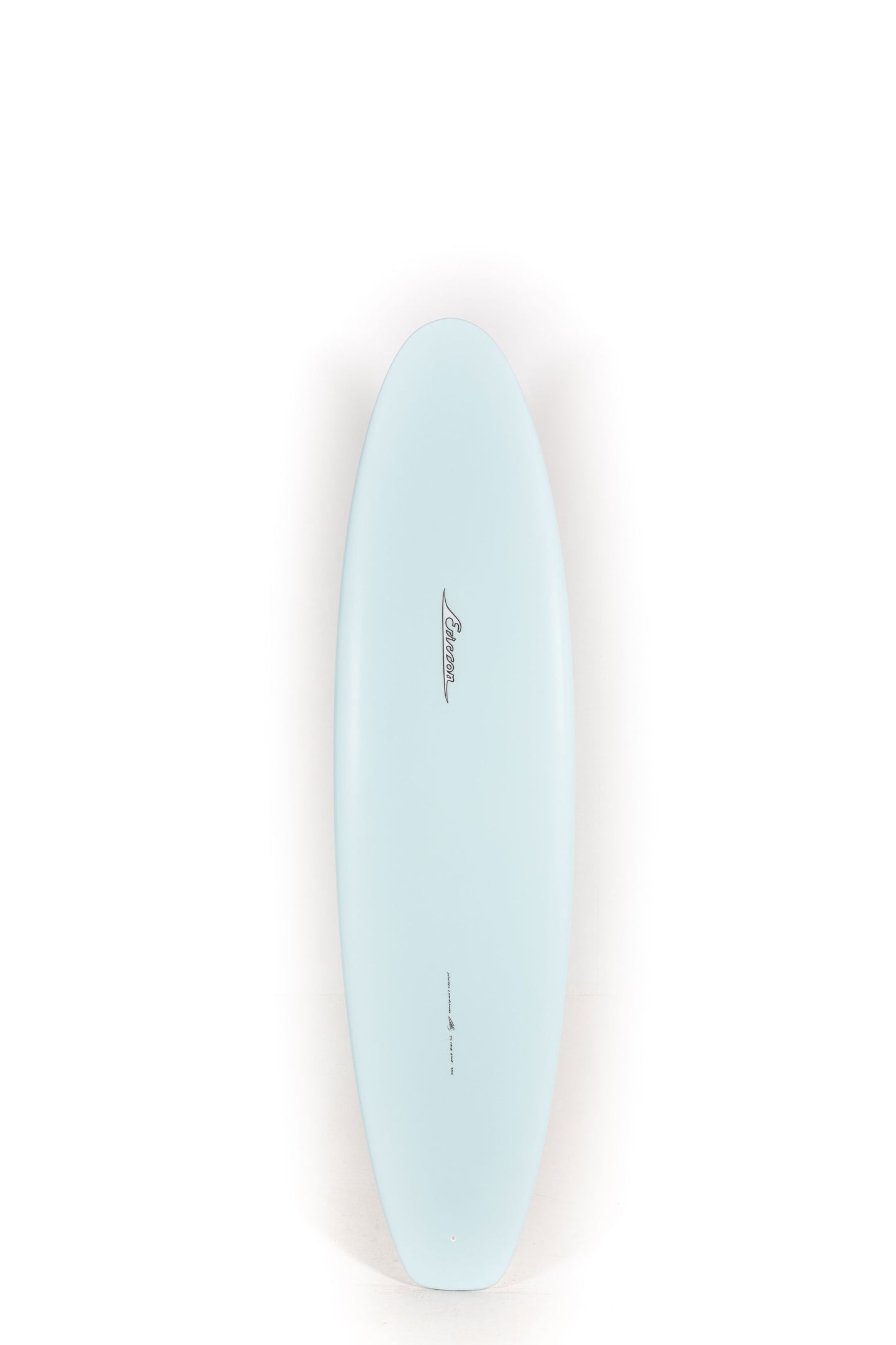 Light blue Ellis Ericson Surfboard True Edge size 7'0" on a white background by Pukas Surf Shop