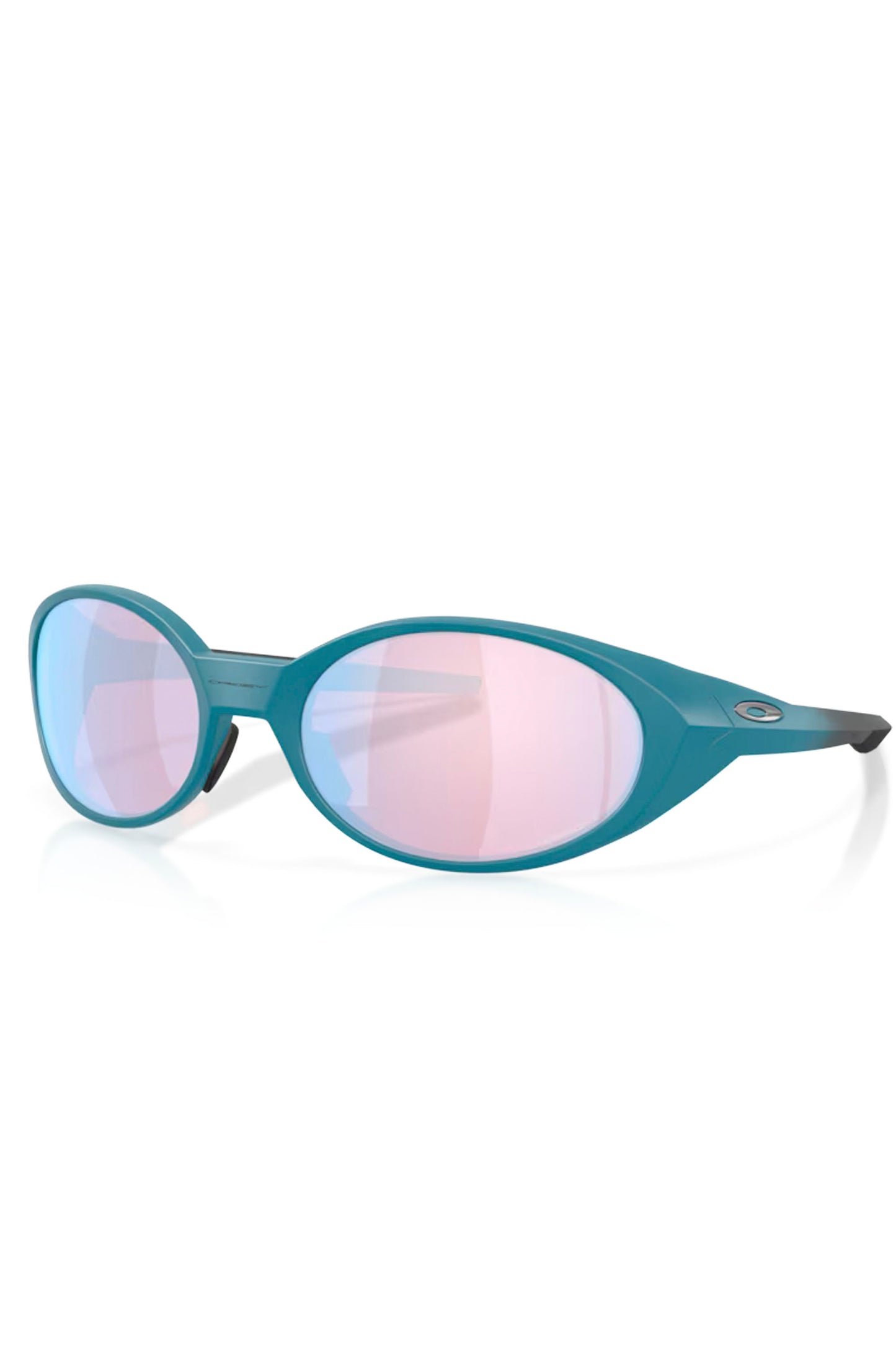 Oakley Eye Jacket Redux sunglasses in balsam frame with Prizm Snow Sapphire lenses - side view
