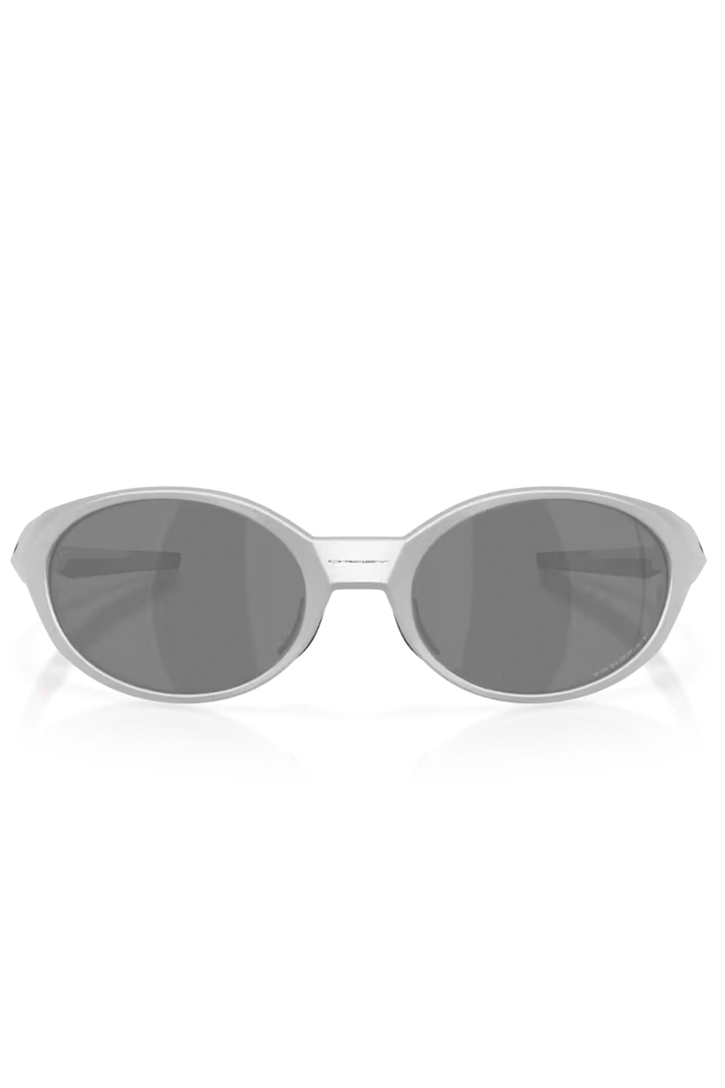Oakley Eye Jacket Redux sunglasses in silver frame with Prizm Black Polarized lenses - front view
