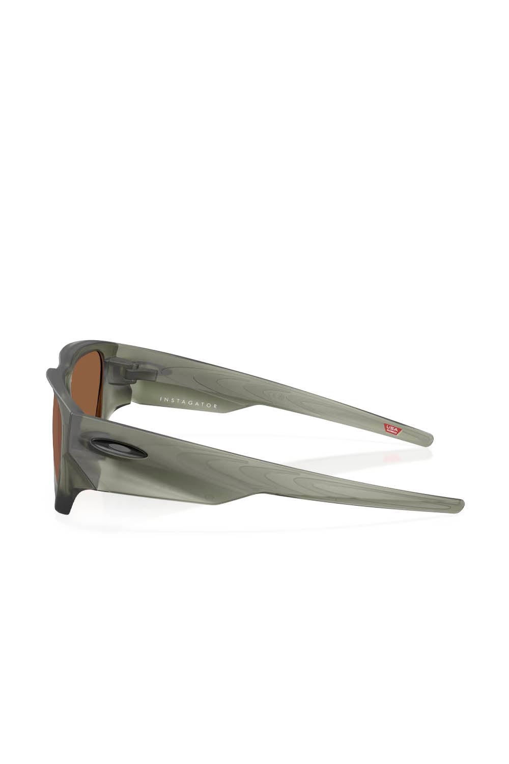 Oakley Instagator Matte Olive Ink Prizm Tungsten Polarized — bold frame sunglasses, available at Pukas Surf Shop