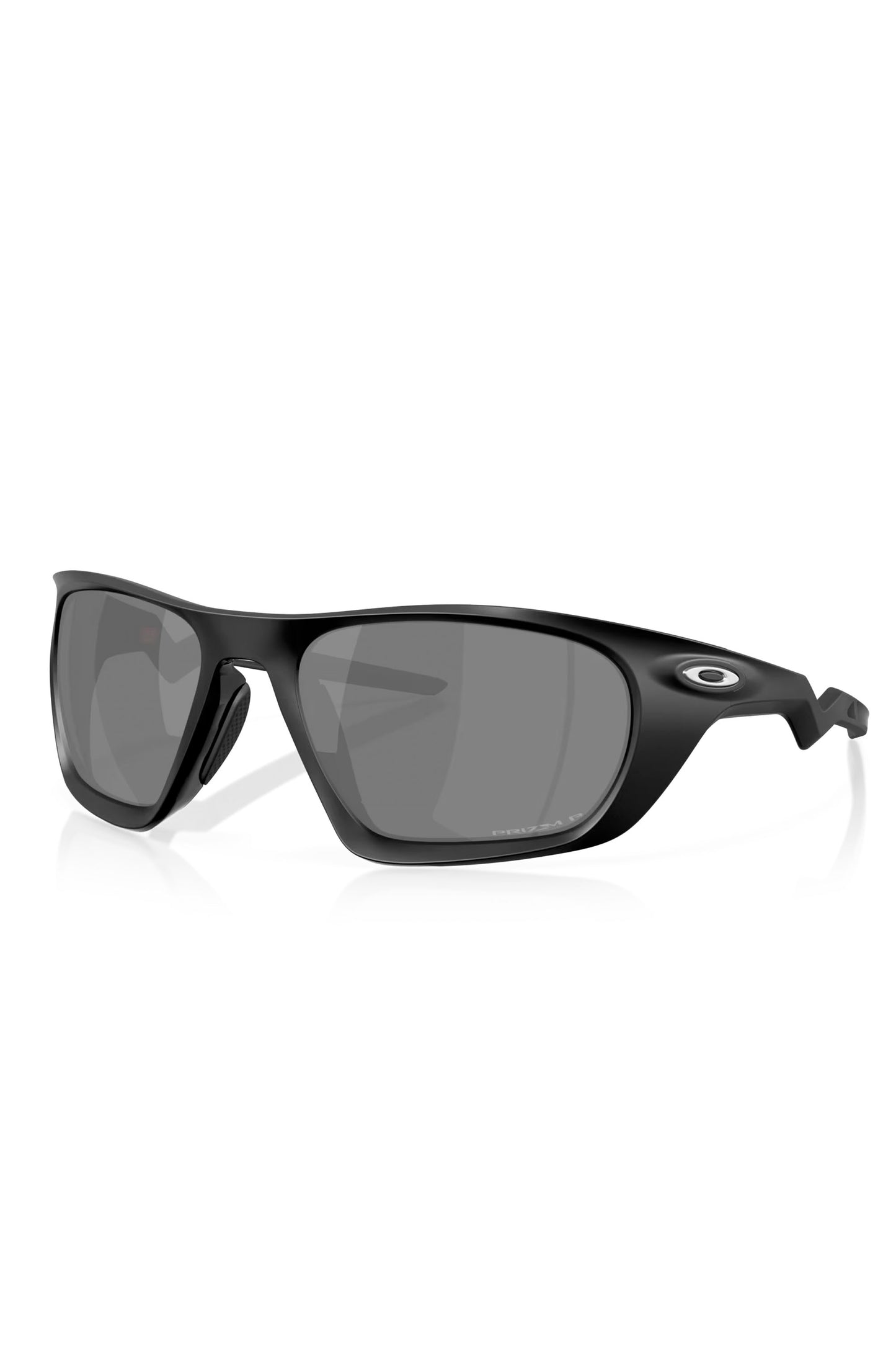 Oakley Lateralis sunglasses in matte black frame with dark lenses - front view