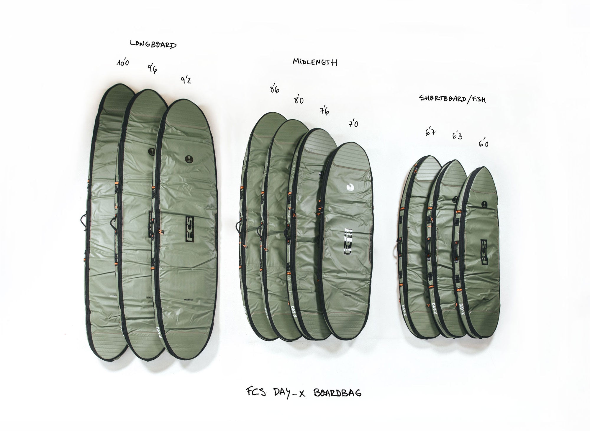 FCS - 9.6 DAY-X LONGBOARD – PUKAS SURF SHOP