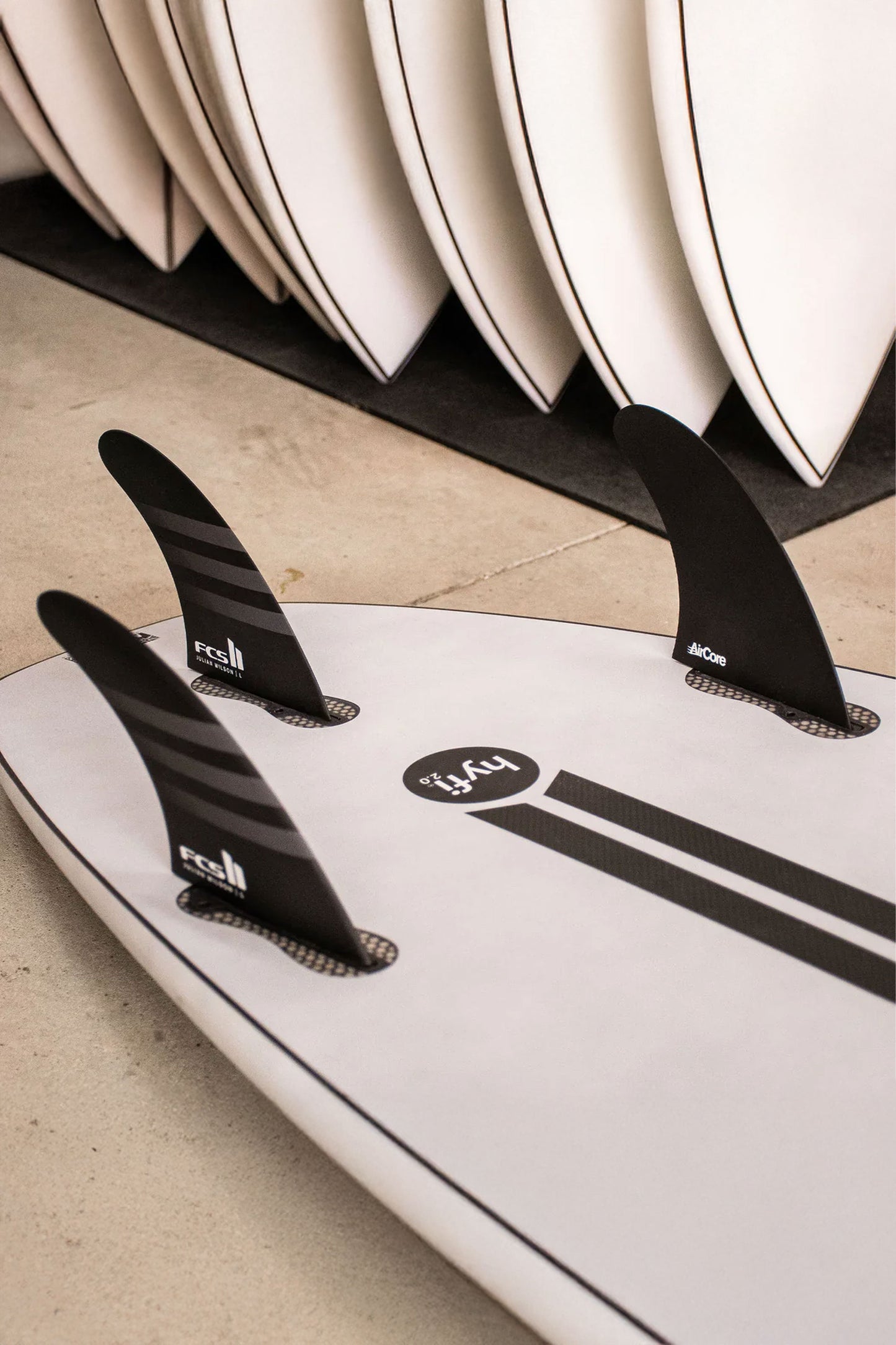 FCS - FCS II JULIAN WILSON - PC - BLACK BLACK - 3FINS