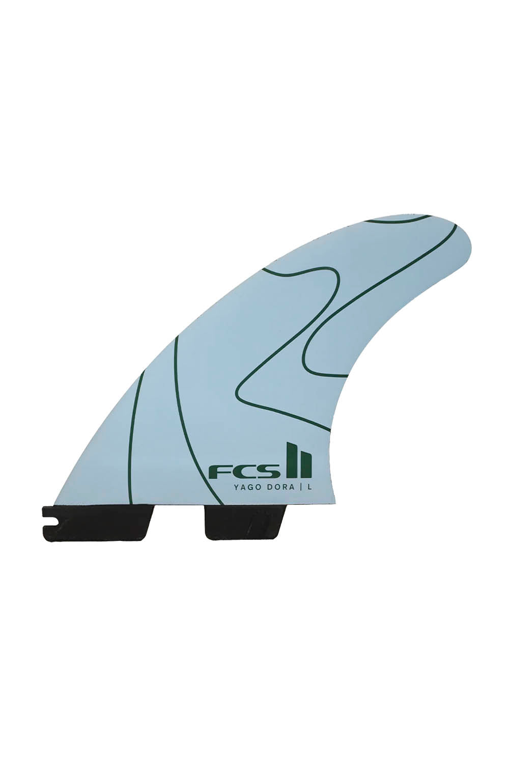 FCS II Yago Dora PC Tri Fin Set Large Flux Charcoal | Shop at
