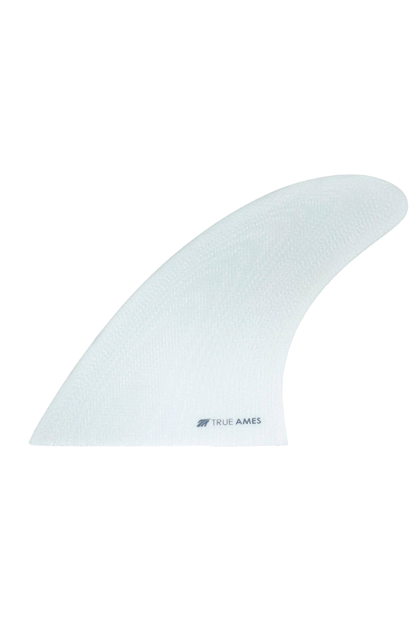 True Ames Tri Fins Channel Island Glass On Solid Fiberglass White  - front view