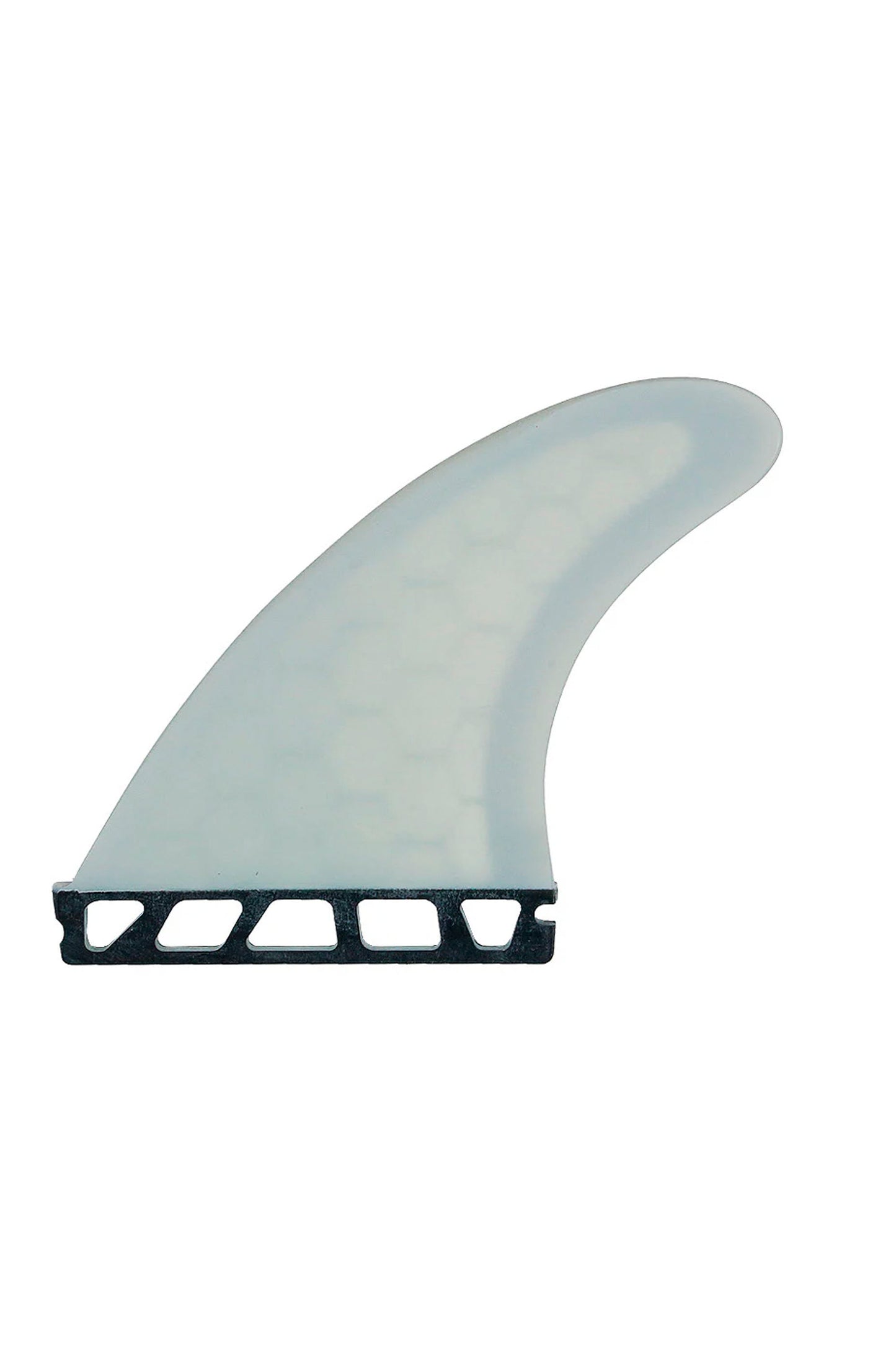 Surfboard fin on a white background