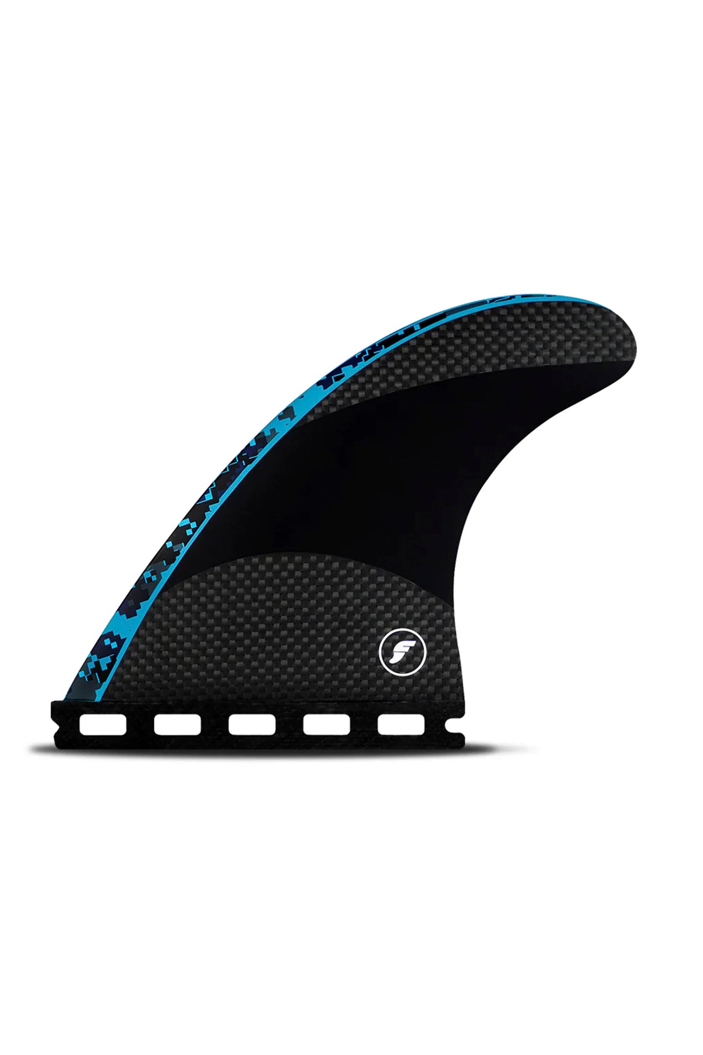 Futures John John Florence Techflex Small thruster fin side view - back side